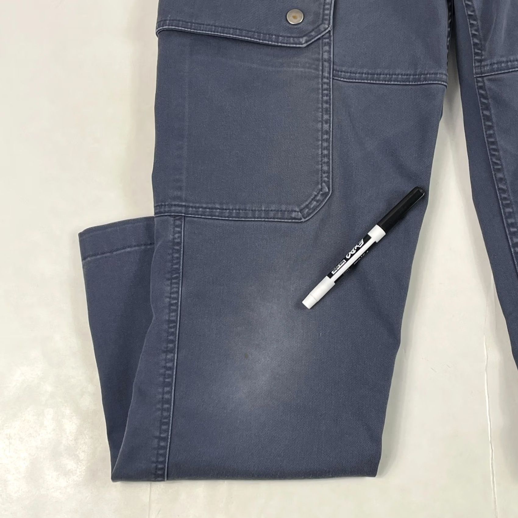 Vintage Duluth Pants Mens 32 x 30 Blue 40 Grit Canvas Cargo Straight Leg Workwear Rugged Shirt Size US 32 / EU 48 - 5 Thumbnail