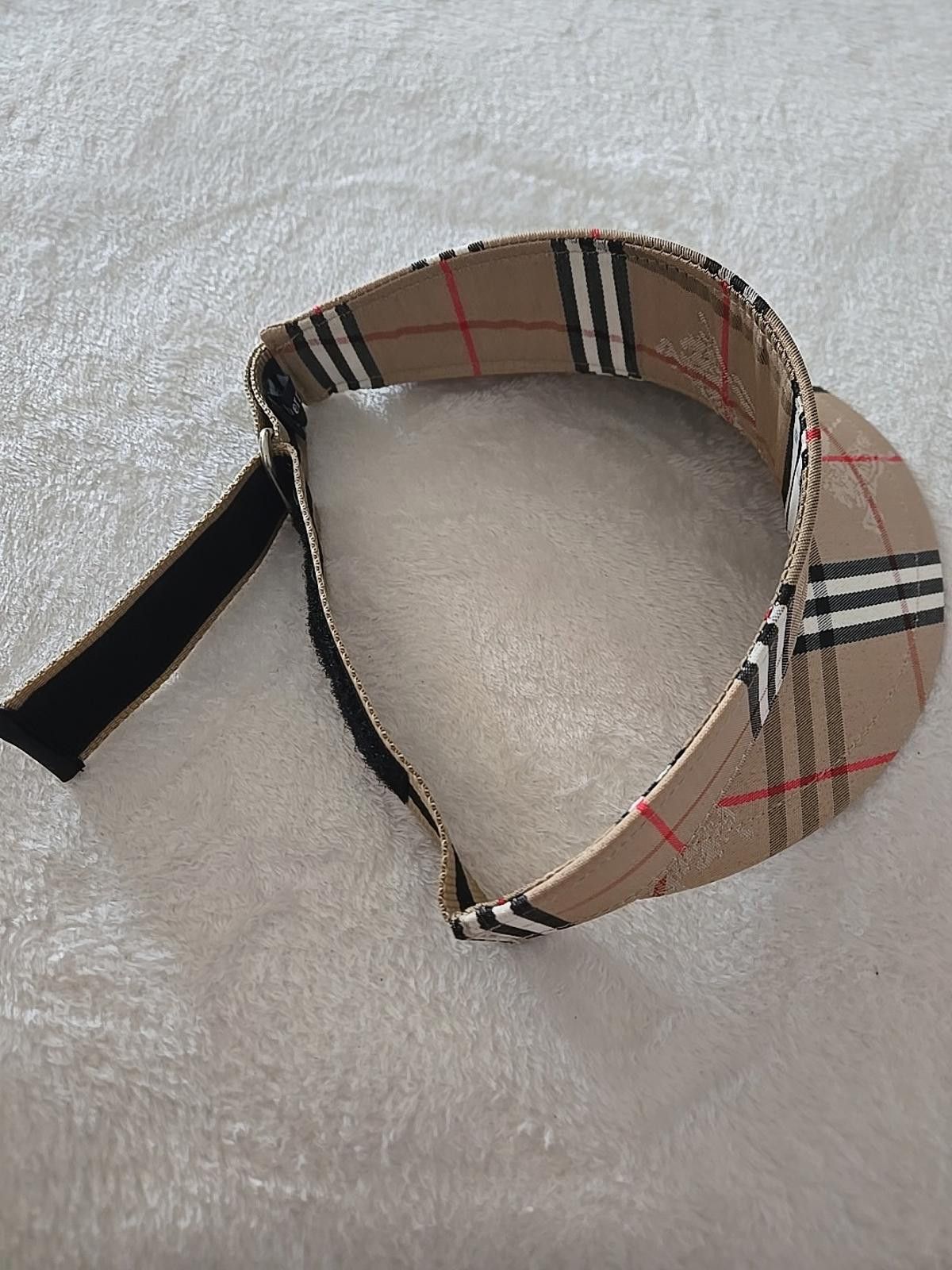 Burberry BURBERRYS Sun Visor Plaid Golf Cap Adjustable Vintage NEW Size ONE SIZE - 6 Thumbnail
