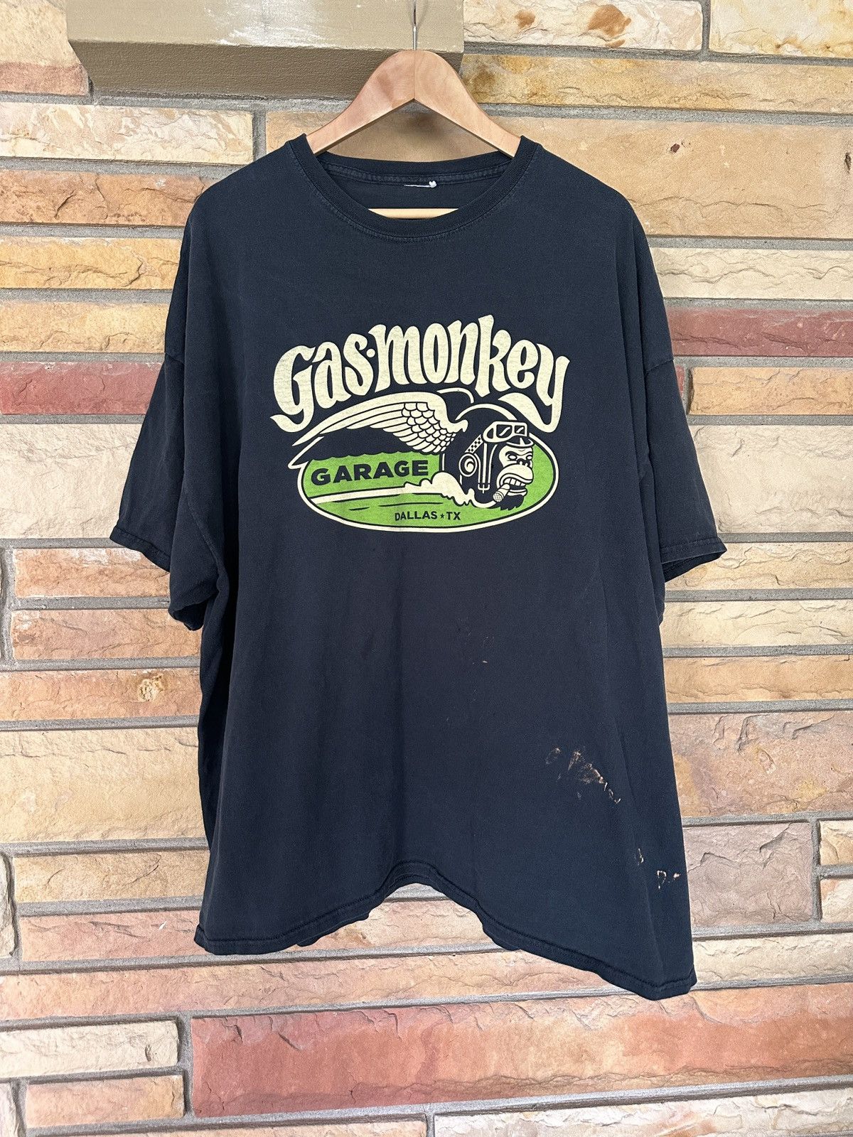 Vintage Vintage Y2K Gas Monkey Garage Graphic Tee Size US XXL / EU 58 / 5 - 1 Thumbnail