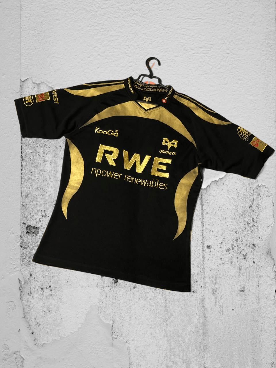 Other RUGBY UNION OSPREYS SHIRT JERSEY KOOGA Size US S / EU 44-46 / 1 - 1 Thumbnail