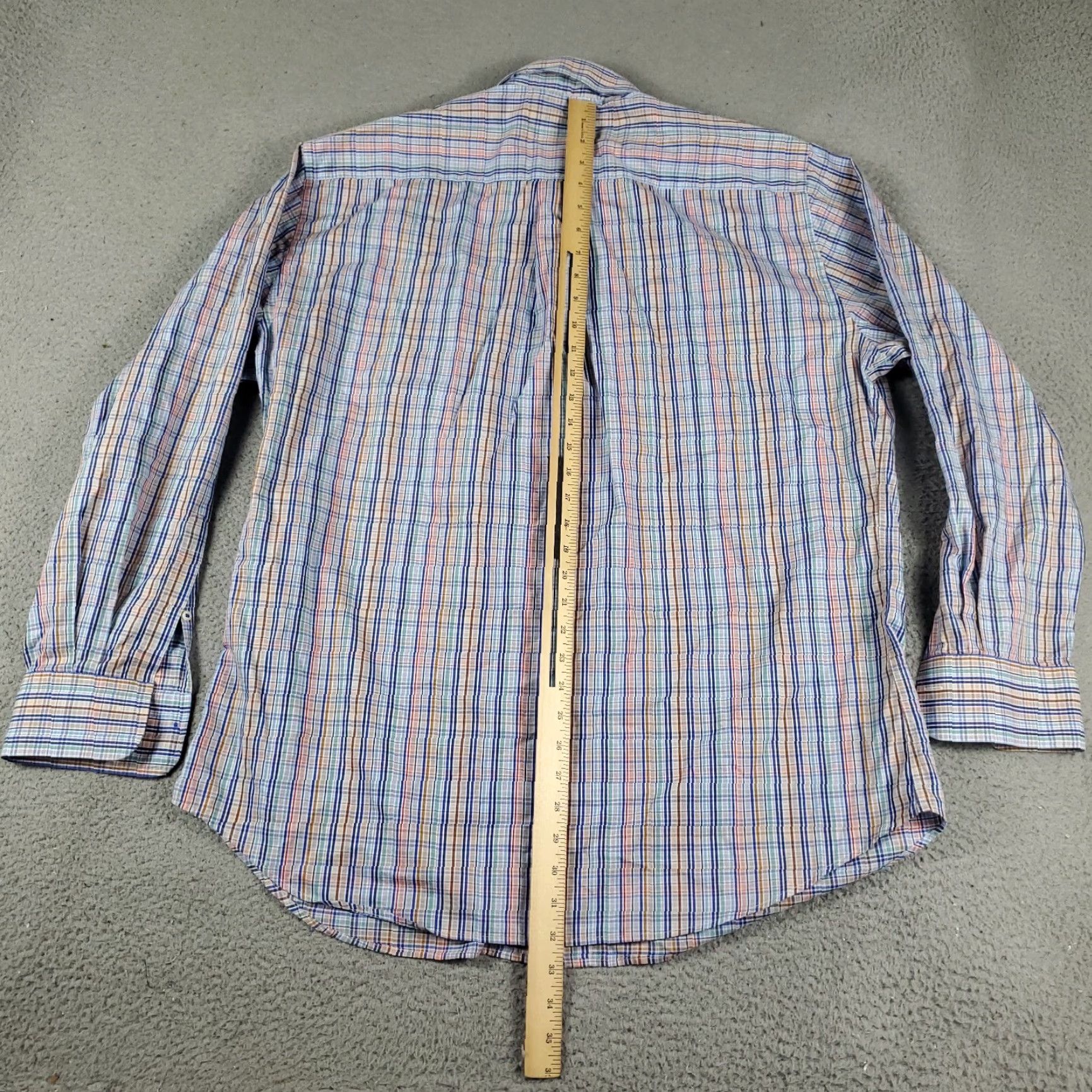 Ralph Lauren Ralph Lauren Polo Shirt Mens XL Blue Plaid Pony Short Sleeve Classic Preppy Shirt Size US XL / EU 56 / 4 - 3 Thumbnail