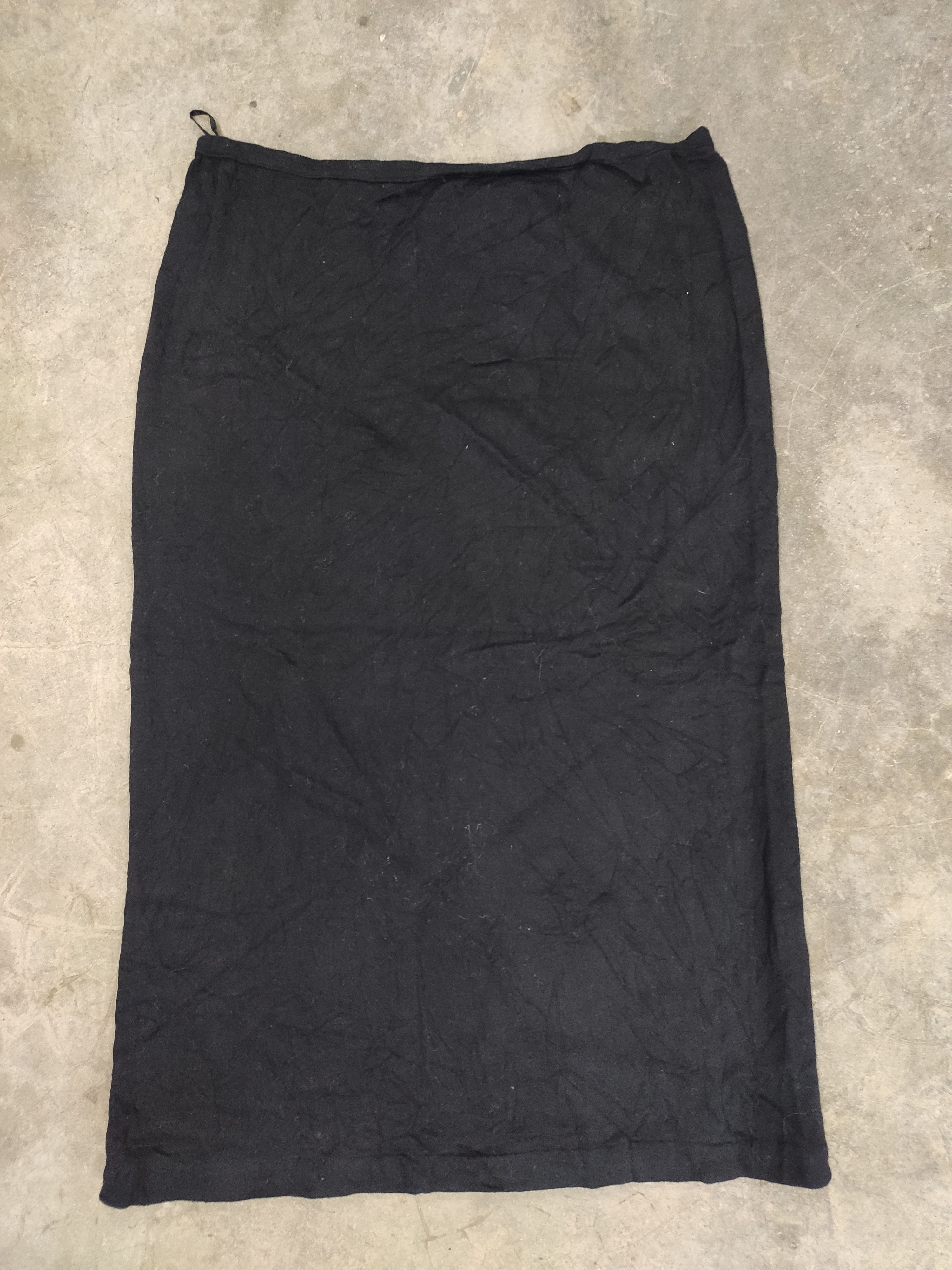 Vintage 80s Vintage Comme des Garcons skirt black wool