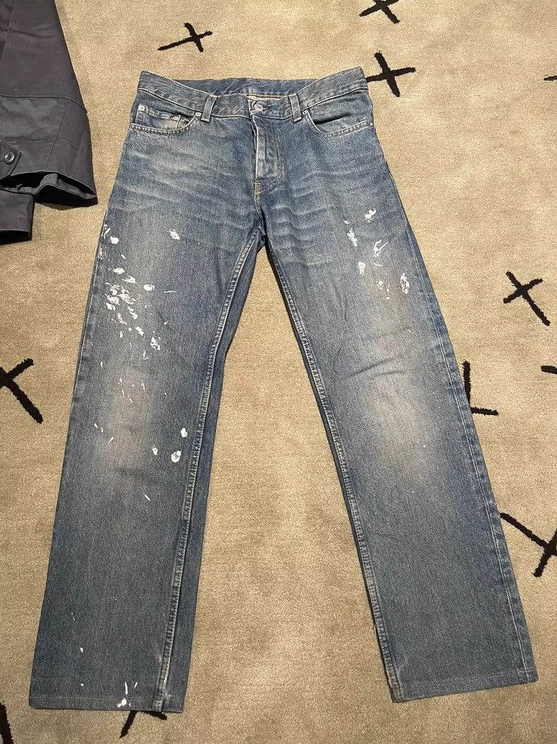 Helmut Lang HELMUT LANG Splashing ink jeans Size US 29 - 1 Thumbnail