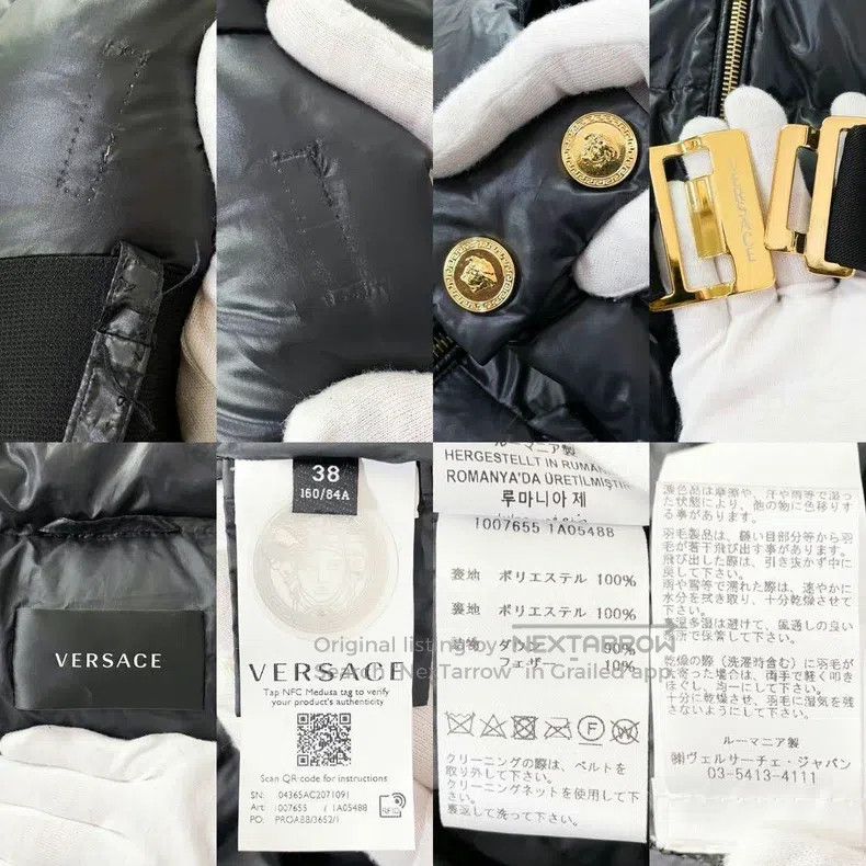 Versace Versace Medusa avatar hooded down jacket Size S / US 4 / IT 40 - 7 Thumbnail