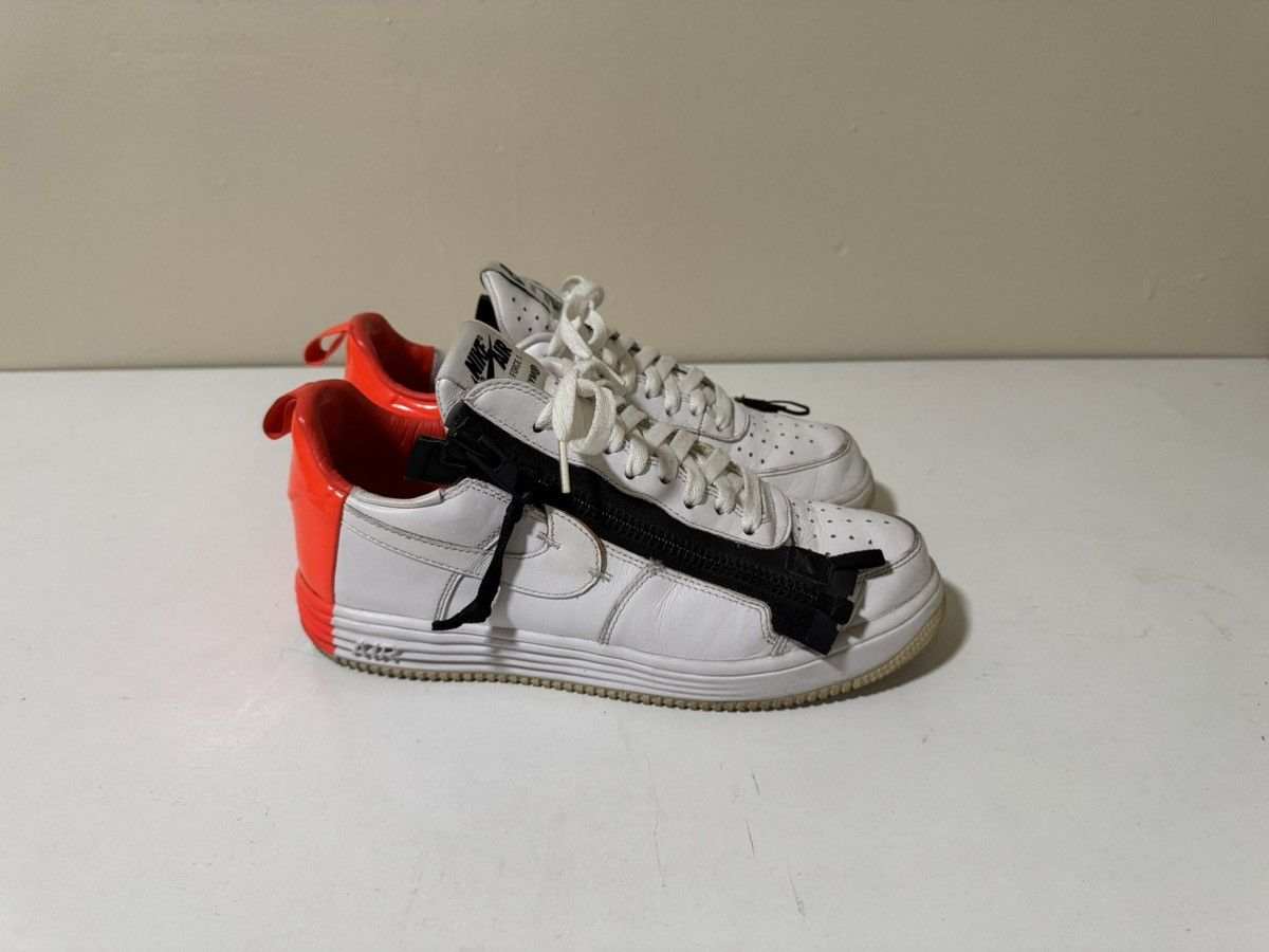 Acronym × Nike ACRONYM x Nike Lunar Force 1 Low Bright Crimson Sz 