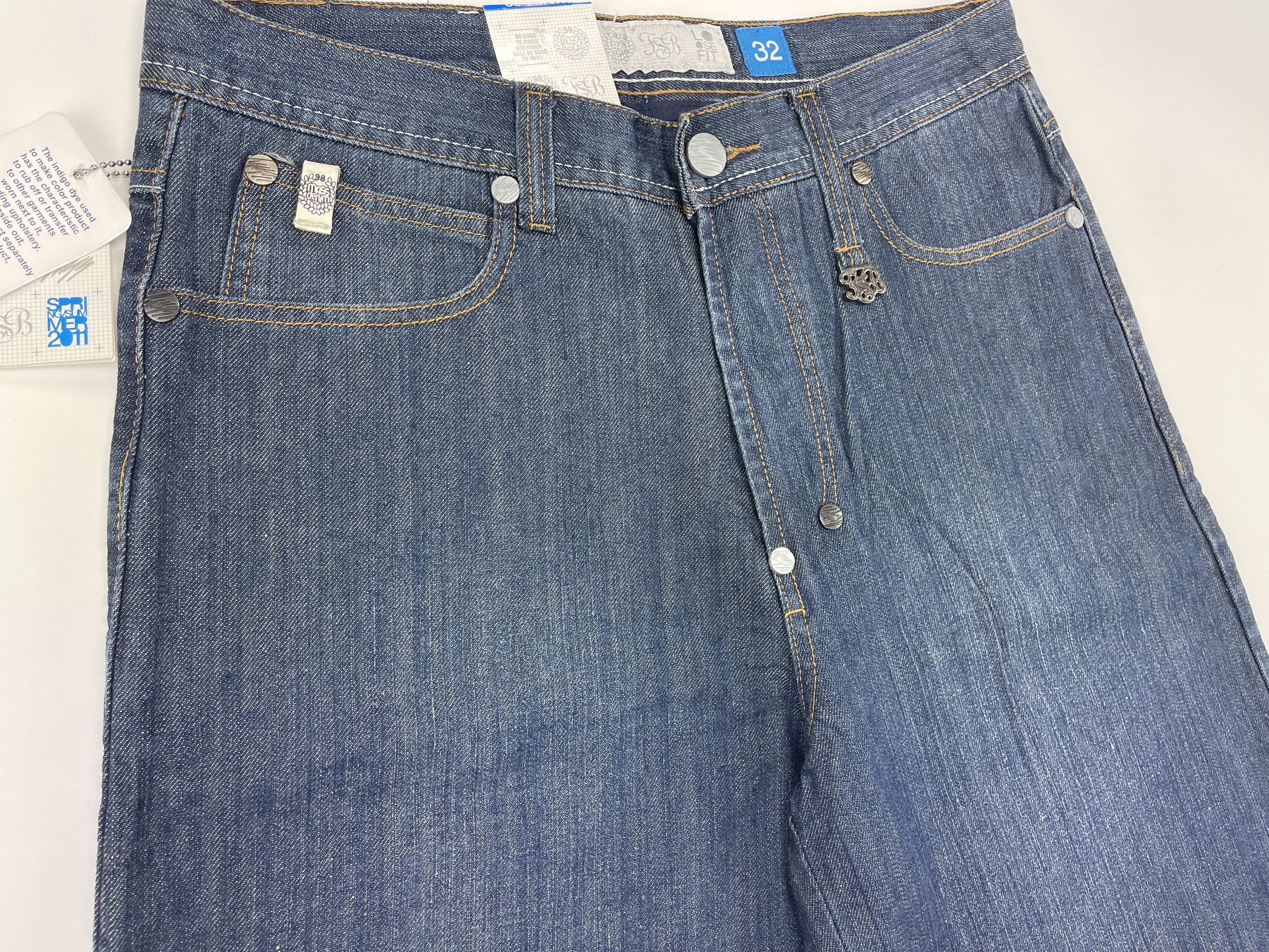Vintage Mass DNM jeans shorts, vintage hip hop, 90s, skater, size 32 Size US 32 / EU 48 - 9 Thumbnail