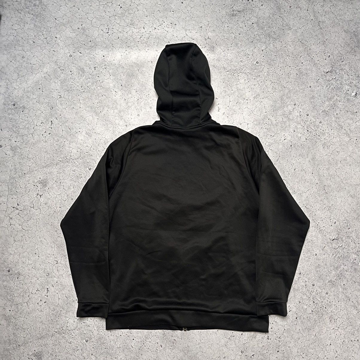 Nike × Vintage Nike Vintage Dri Fit Zip Ninja Hoodie Oversized Drill Swoosh Size US L / EU 52-54 / 3 - 4 Thumbnail