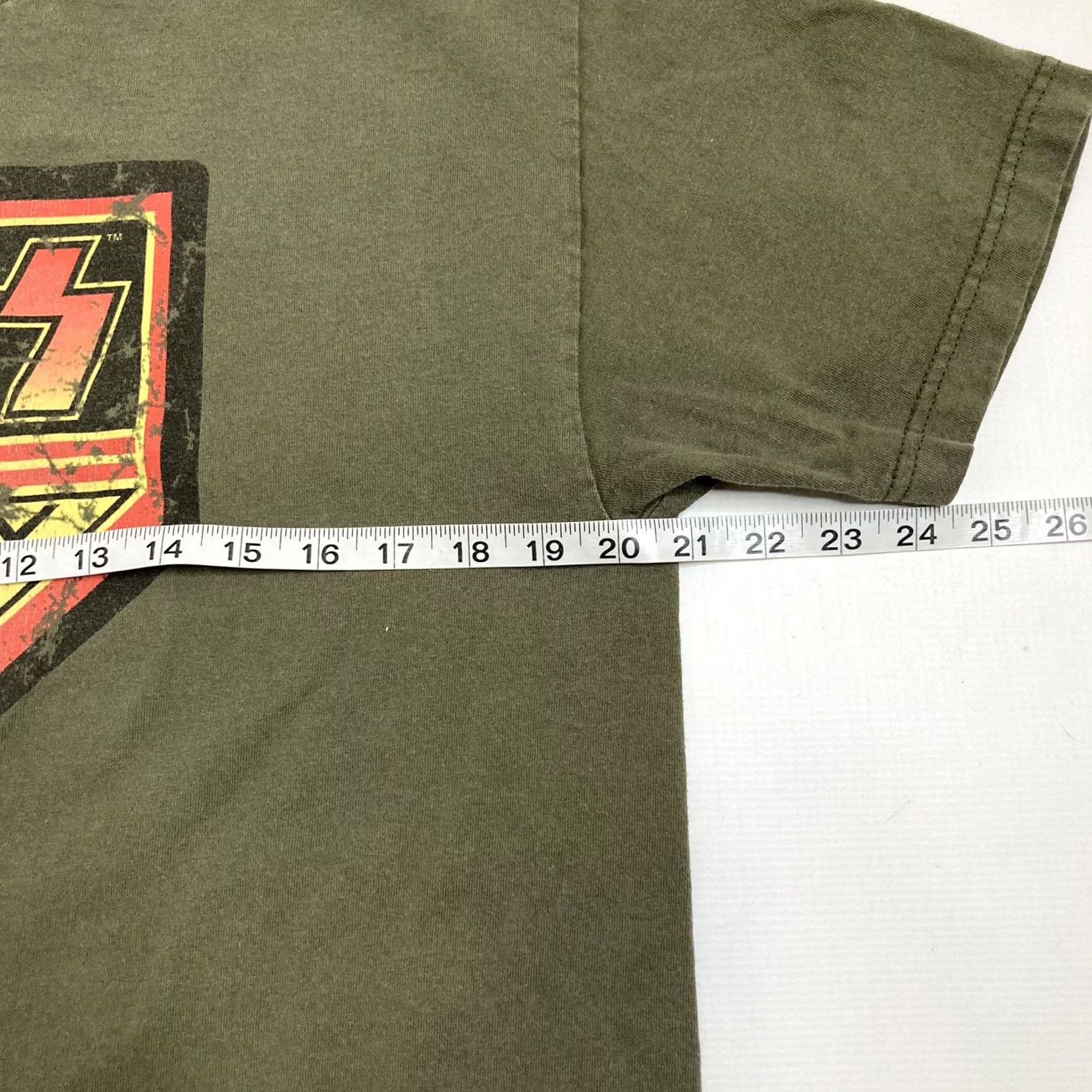 Vintage VINTAGE Murina Marina Kiss Army T Shirt Rock Tee Men’s Size L Green Made In The USA Size US L / EU 52-54 / 3 - 7 Thumbnail