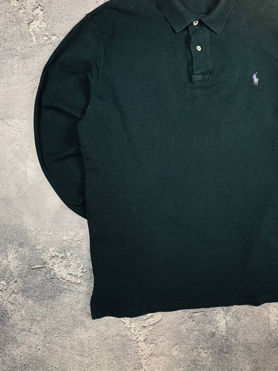 Polo Ralph Lauren Polo Ralph Lauren Men's Dark Gray Long Sleeve Polo Shirt Size US L / EU 52-54 / 3 - 4 Thumbnail