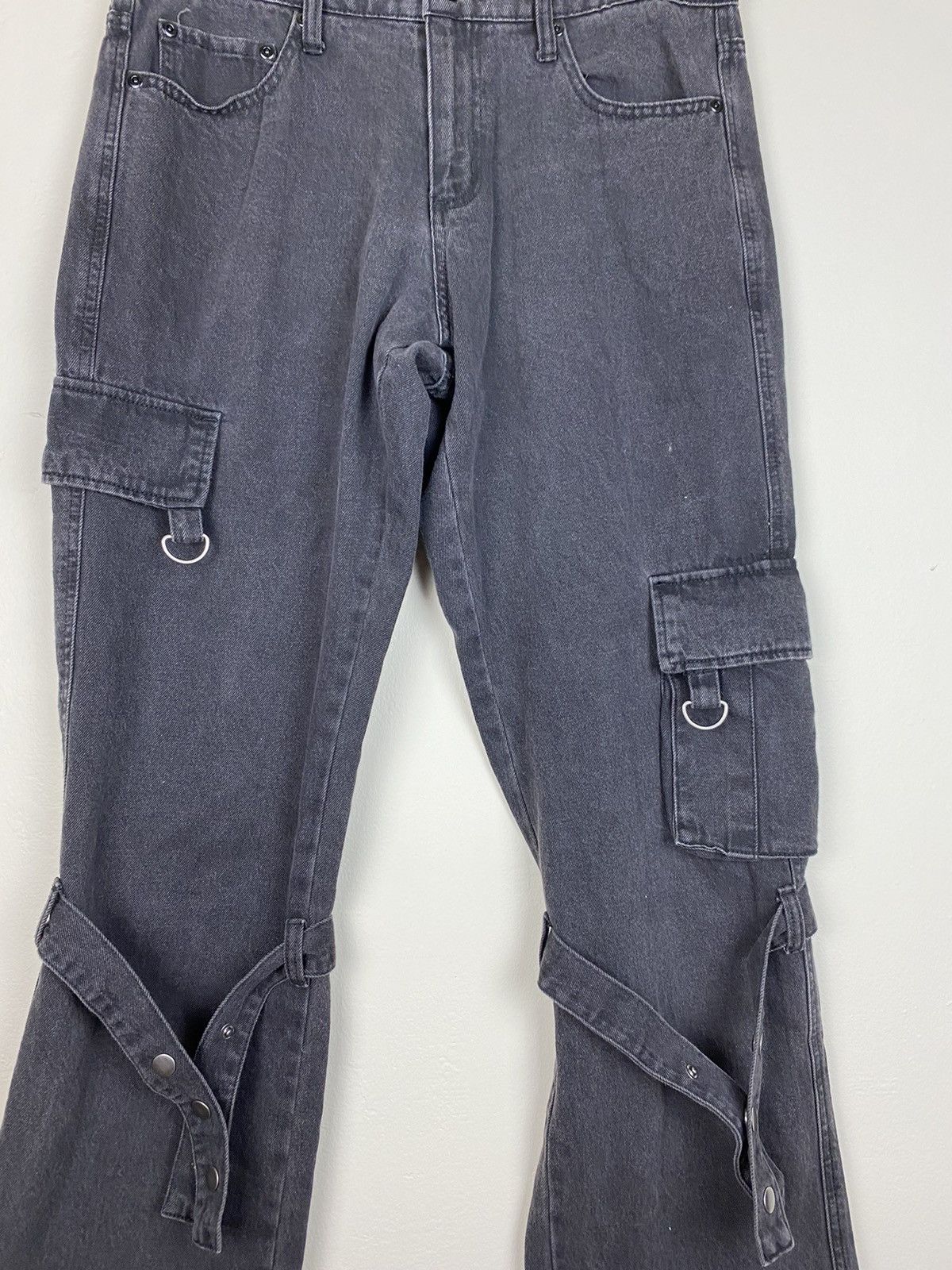 Japanese Brand × Vintage Vintage Hot Topic Bondage Raver Pants Rare Goth y2k Size US 32 / EU 48 - 2 Thumbnail