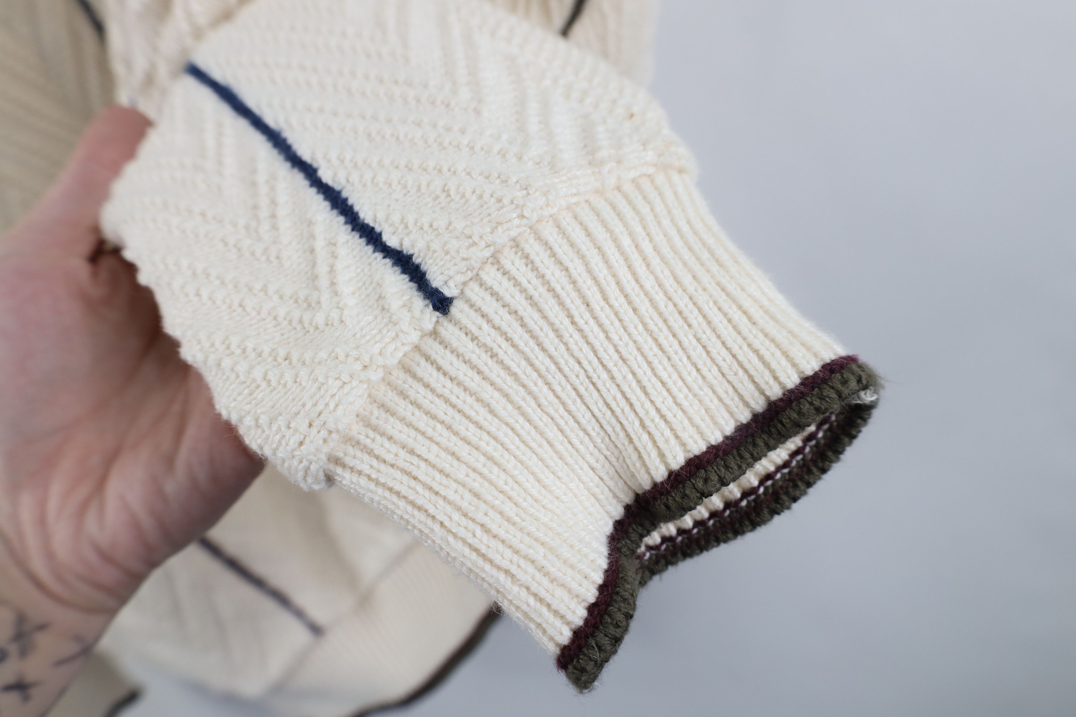 Vintage Vintage 90s Streetwear Golf Bag Cotton Knit Sweater USA Size US M / EU 48-50 / 2 - 8 Thumbnail