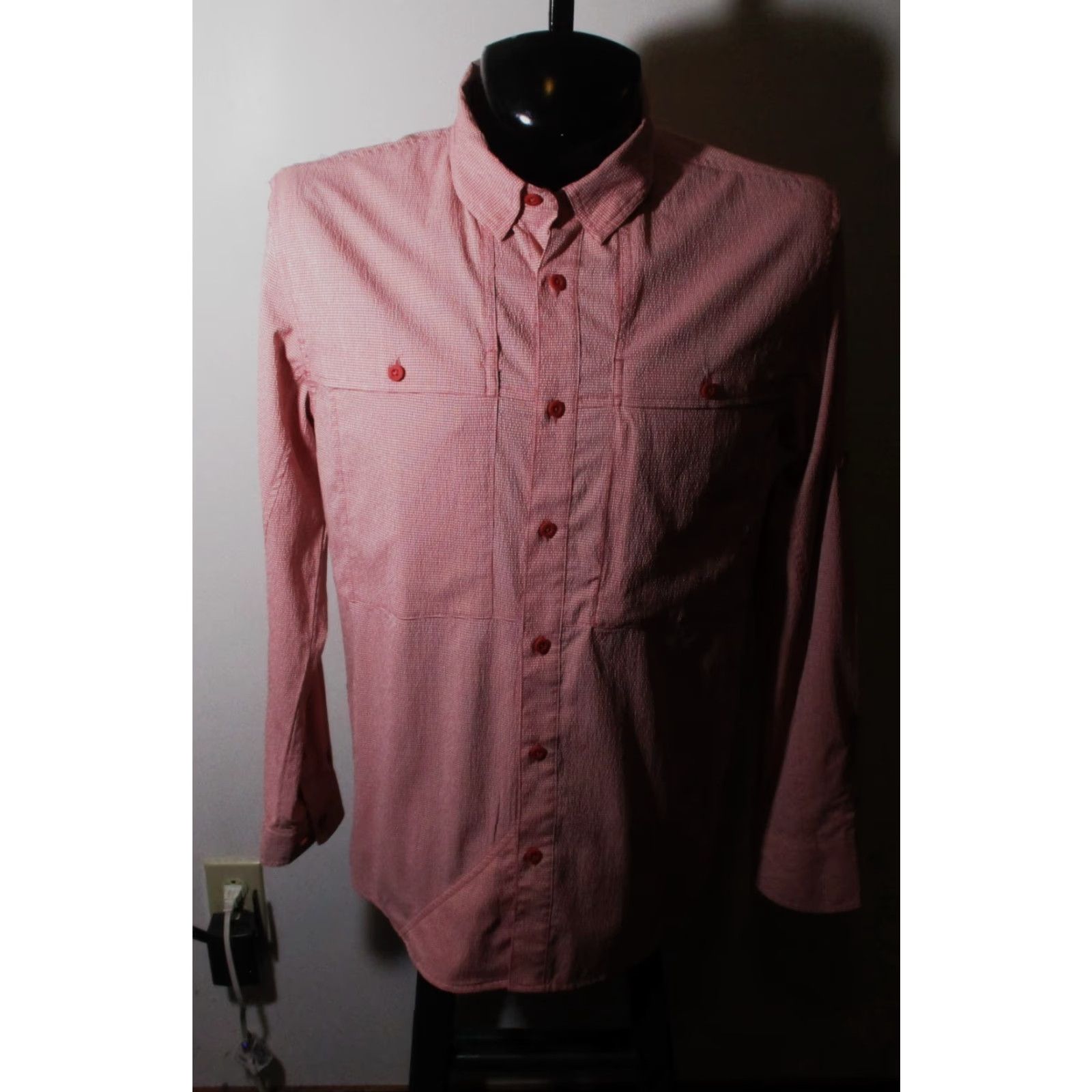 Orvis ORVIS Pink Active Fit Long Sleeve Vented Shirt Men's Size M NEW Size US M / EU 48-50 / 2 - 2 Thumbnail