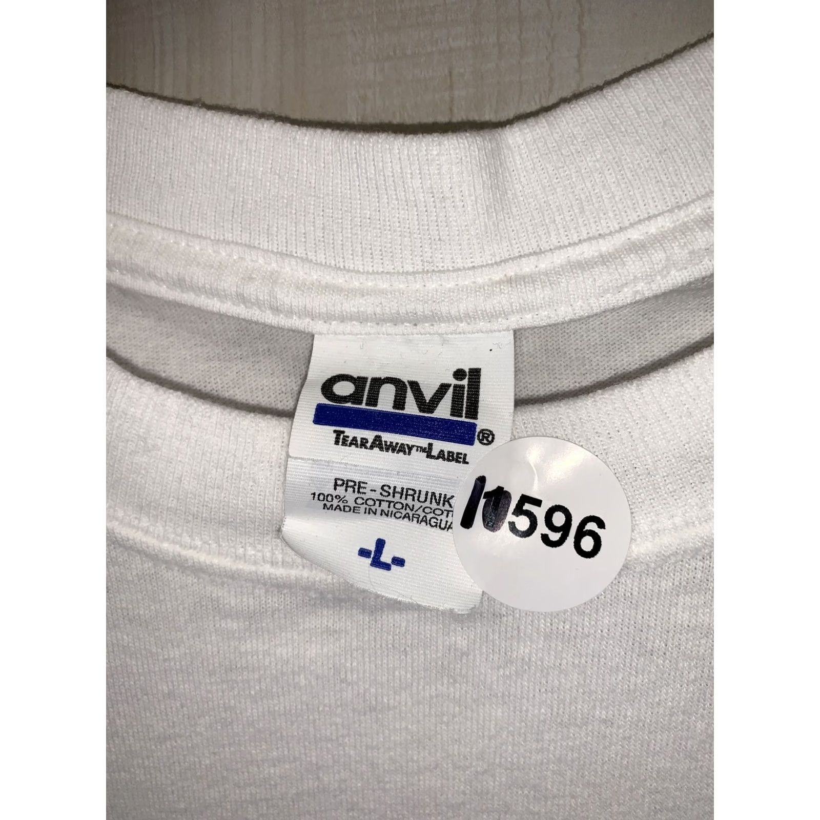 Anvil Anvil Proud American Bald Eagle Graphic T Shirt Adult Mens Womens Unisex Large- XL White Crew Neck Short Sleeve Cotton Graphic Print Vintage? Size XL / US 12-14 / IT 48-50 - 4 Thumbnail