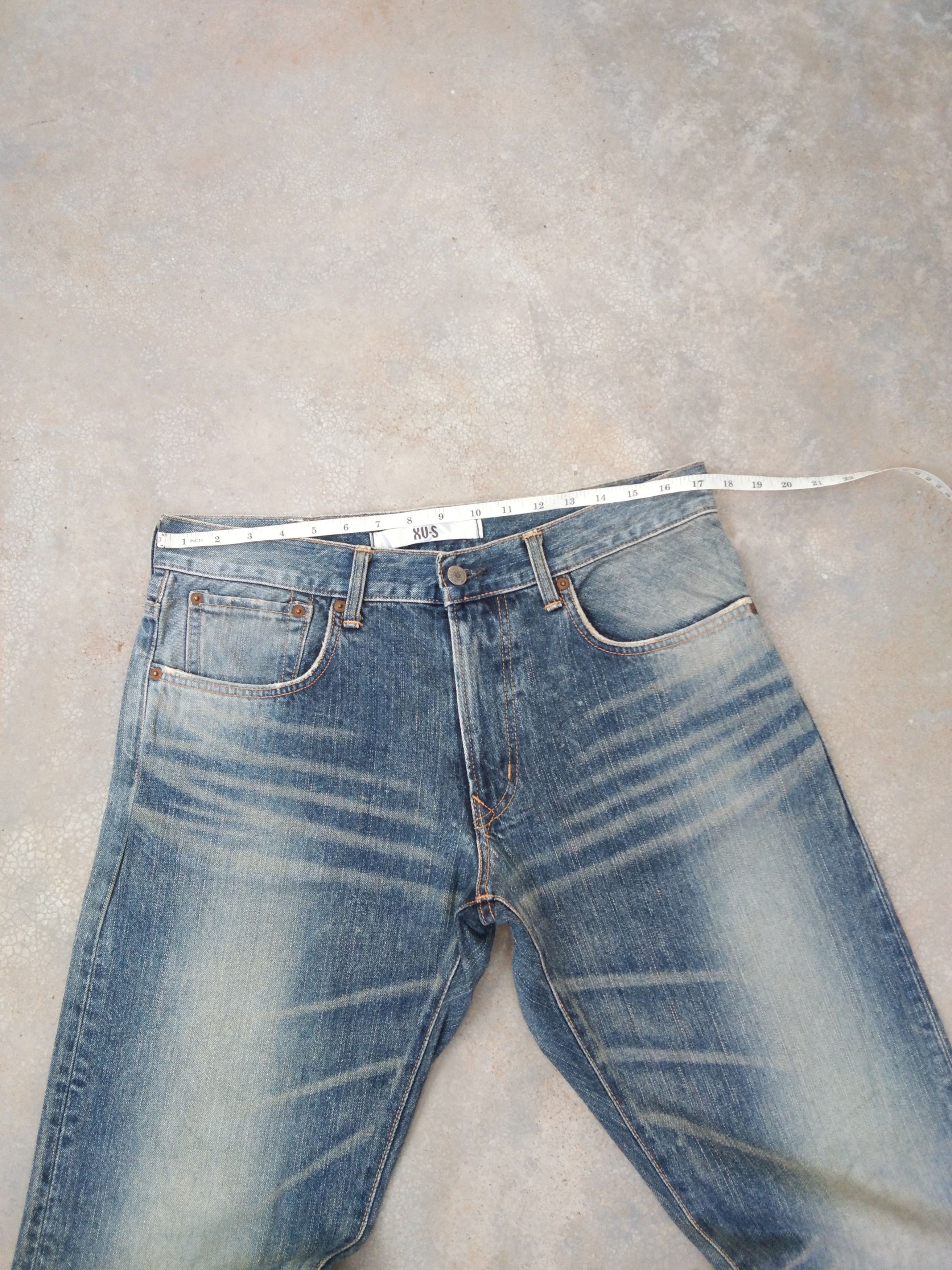 Japanese Brand Vintage Distressed Edwin Rusty Wash Straight Leg Jeans Size US 34 / EU 50 - 5 Thumbnail
