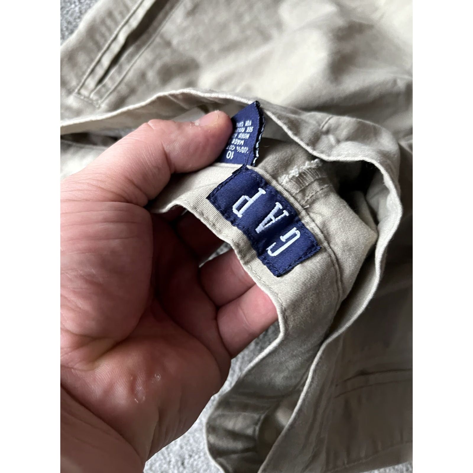 Gap Vintage Gap Women's Pants 10 High Rise Beige Solid Pleated Casual 1990s Size 32" / US 10 / IT 46 - 5 Thumbnail