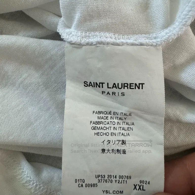 Saint Laurent Paris Saint Laurent Paris Ink Wash Grandeur Short Sleeve Size US XXL / EU 58 / 5 - 4 Thumbnail