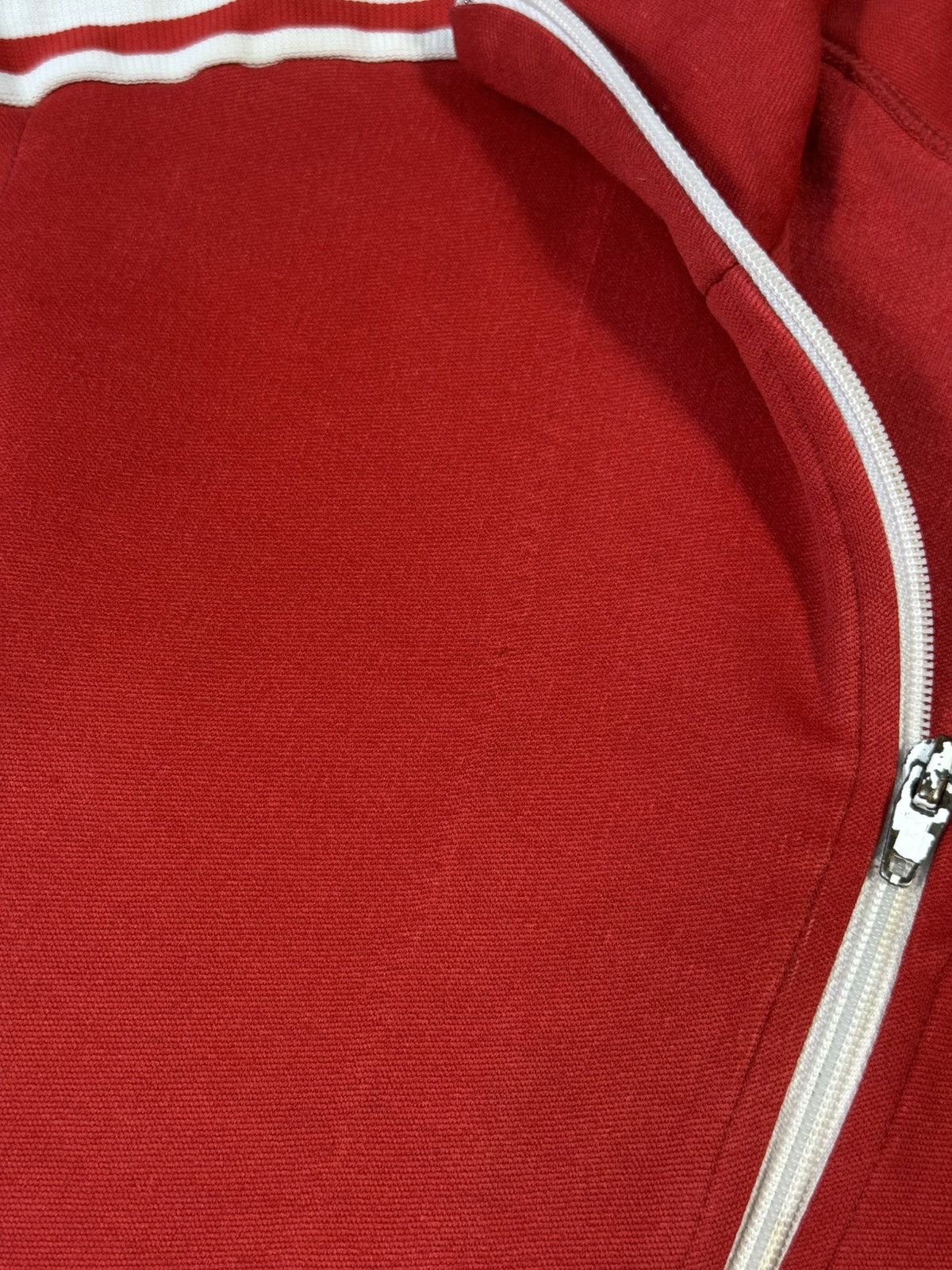 Adidas Adidas Vintage Made In Korea Track Jacket 80’s Red Size 6 Size US M / EU 48-50 / 2 - 6 Thumbnail