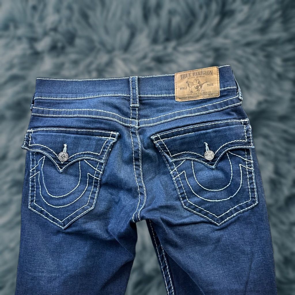True Religion True Religion Jeans Mens 32 Natural Big T Flap Thick Stitch Size US 32 / EU 48 - 1 Thumbnail