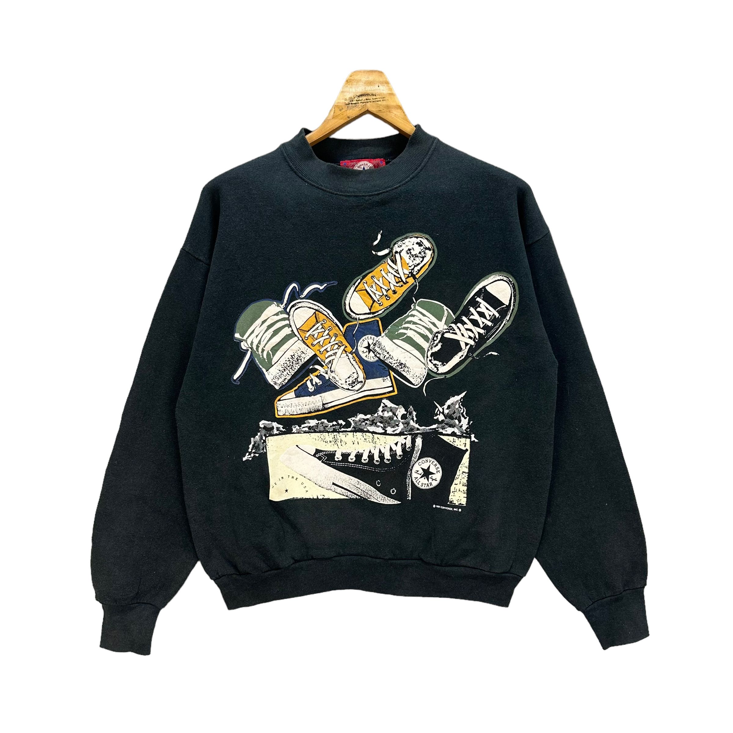 Converse 94's CONVERSE VINTAGE SHOES GRAPHIC SWEATSHIRTS #7994-71 Size US L / EU 52-54 / 3 - 1 Thumbnail