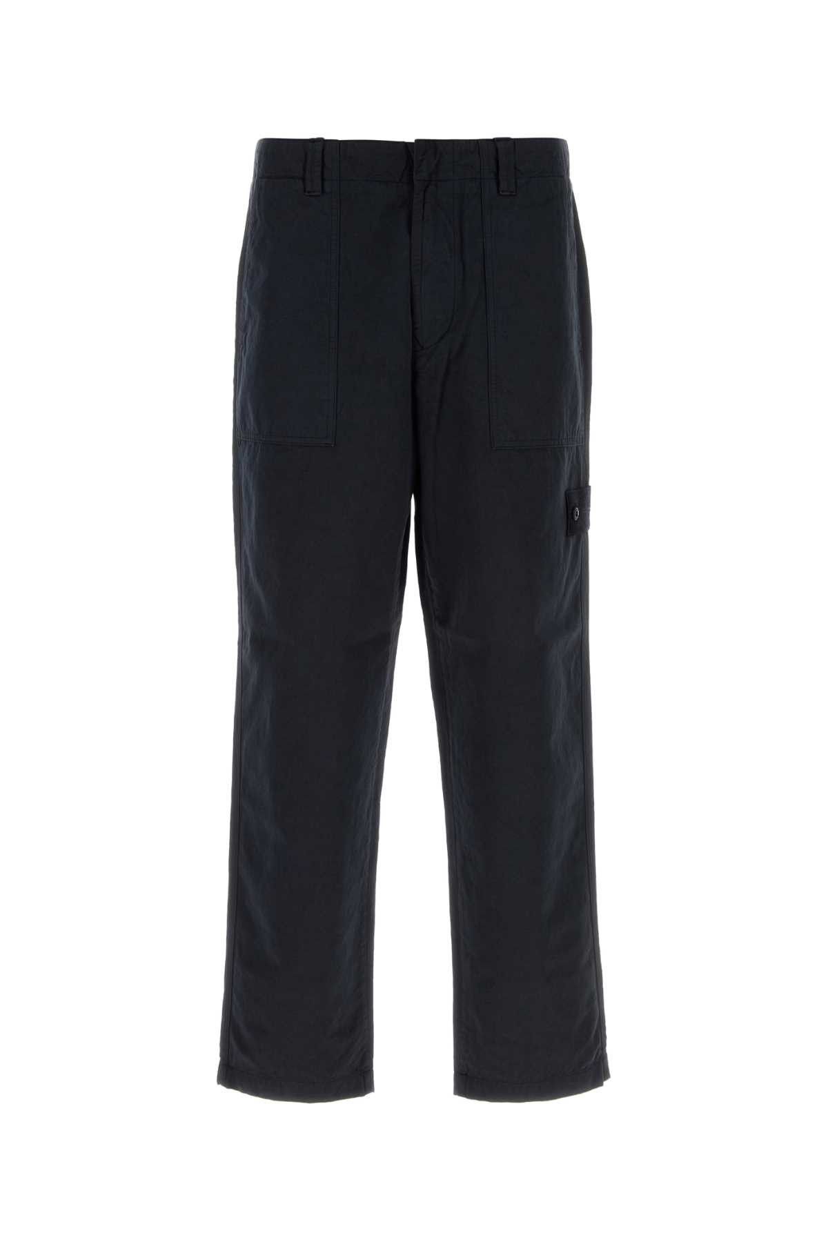 Stone Island Midnight Blue Cotton Blend Pant Size US 31 - 1 Thumbnail