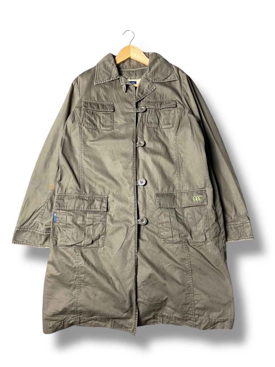 Vintage Canterbury Multi-pocket Long Coat (163)