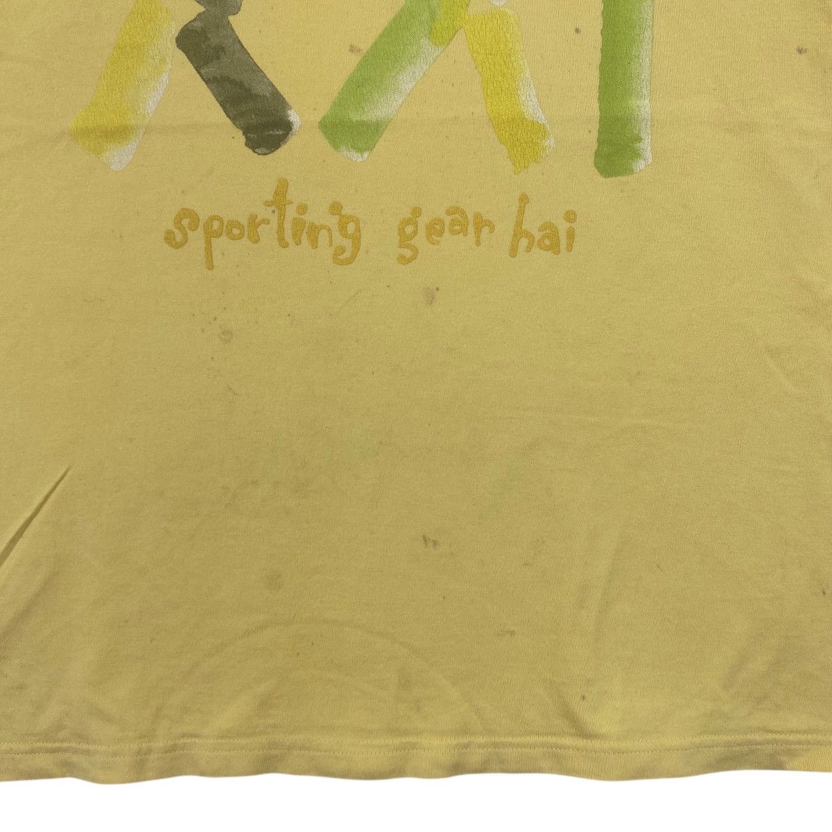 Issey Miyake Vintage HAI SPORTING GEAR Issey Miyake Distress Tee Shirt Size M / US 6-8 / IT 42-44 - 4 Thumbnail