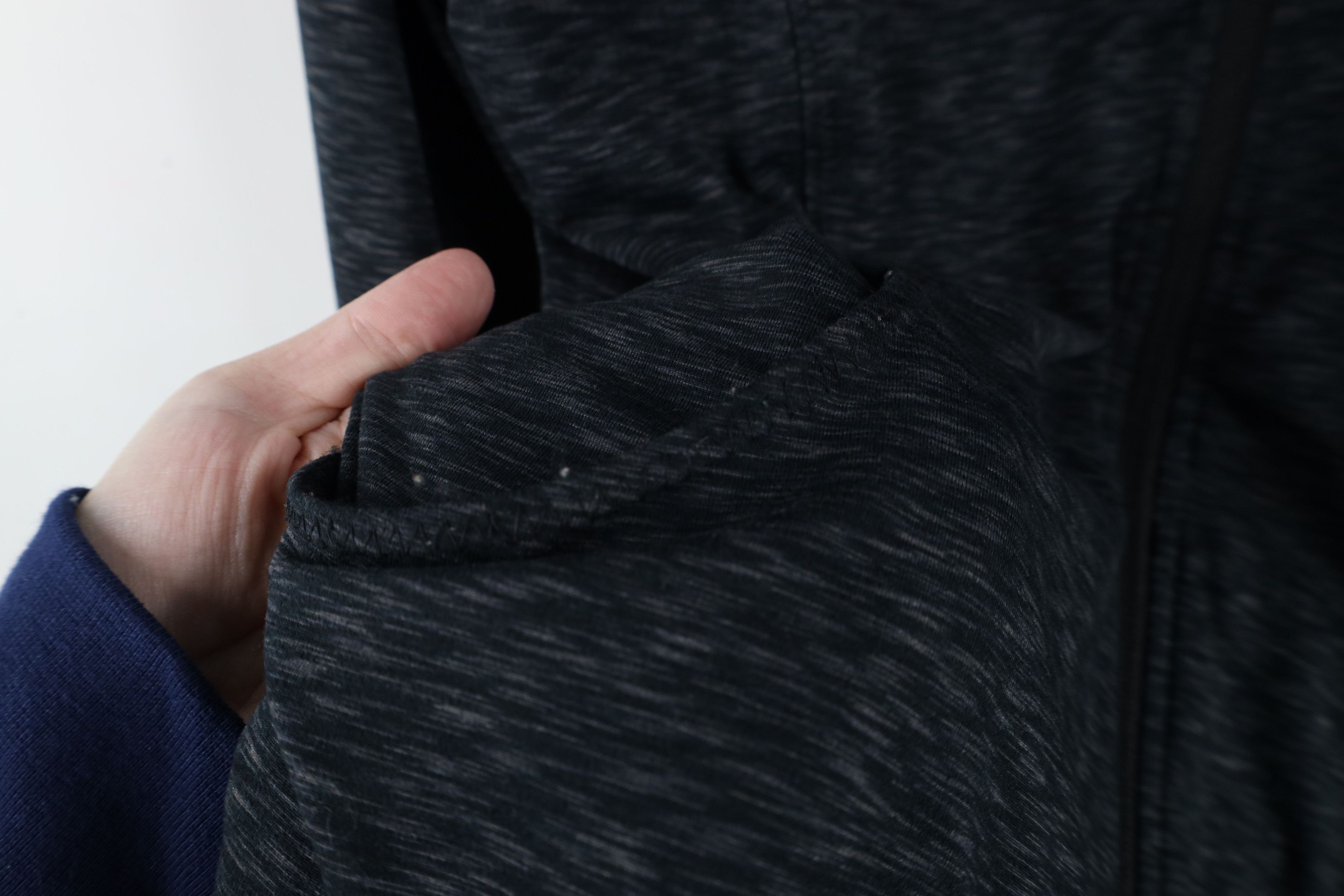 The North Face × Vintage The North Face Lightweight Knit Full Zip Hoodie Black Size XL / US 12-14 / IT 48-50 - 5 Thumbnail