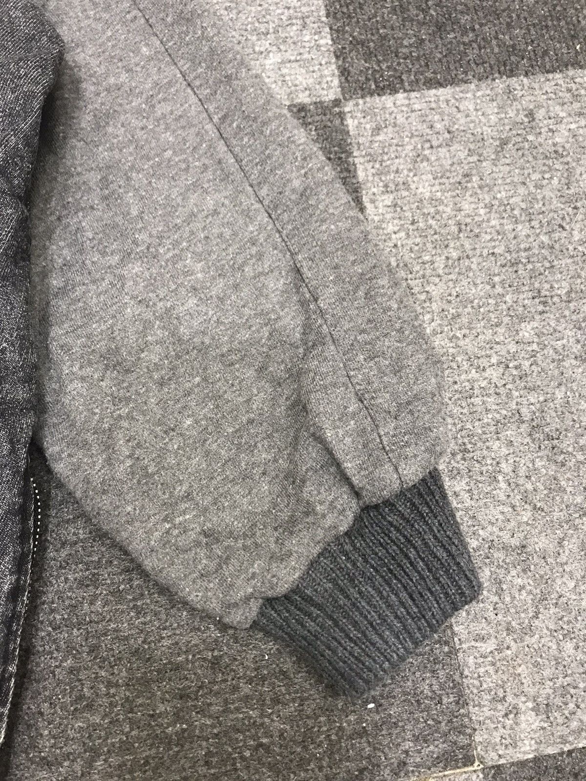 Japanese Brand 💥AVANT GARDE💥DOUBLE NAME HYBRID SWEATSHIRT X TRUCKER F218 Size US L / EU 52-54 / 3 - 8 Thumbnail