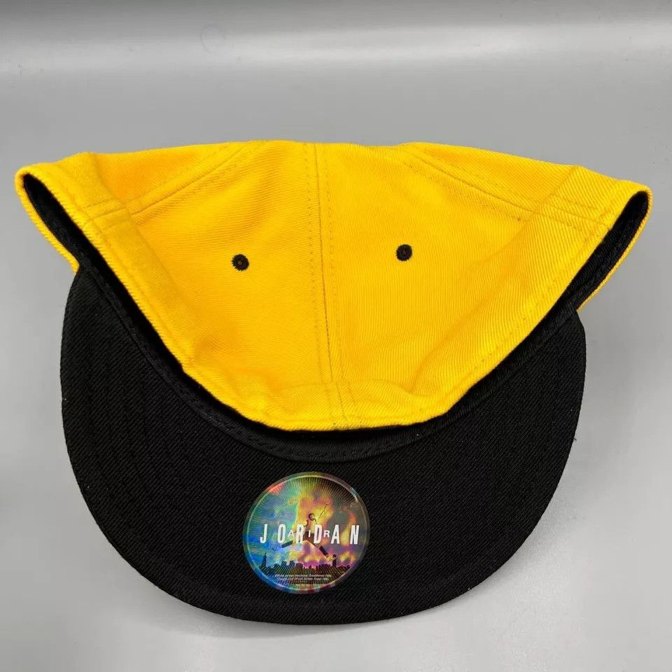 New Era Air Jordan Hat Men Yellow 59Fifty New Era Hat Fitted Cap Size ONE SIZE - 5 Thumbnail