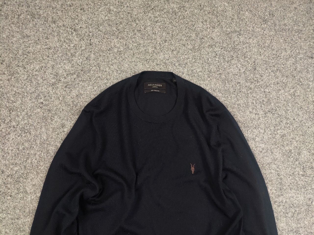 Allsaints Allsaints mode merino crew Light Navy Blue Sweater Size US M / EU 48-50 / 2 - 8 Thumbnail
