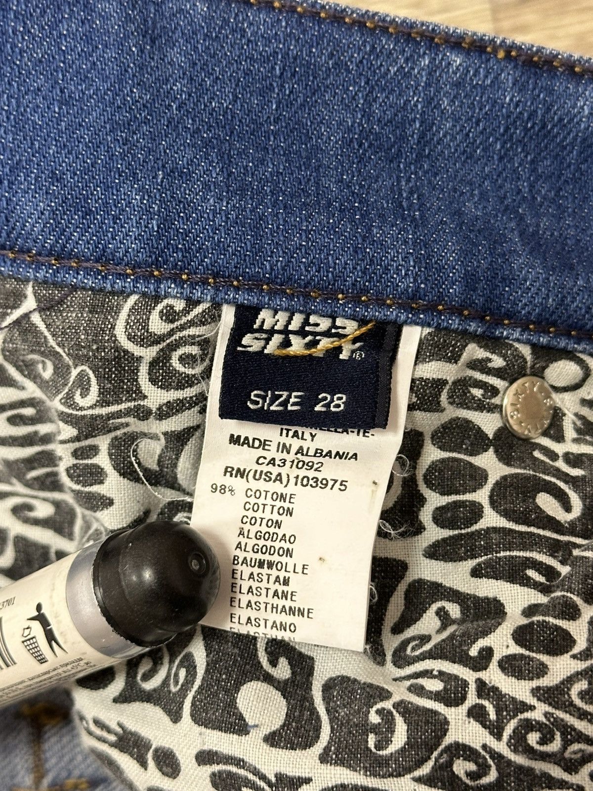Miss Sixty Women’s Miss Sixty Flared Jeans Size M Blue Avant-Garde Size 28" / US 6 / IT 42 - 10 Thumbnail