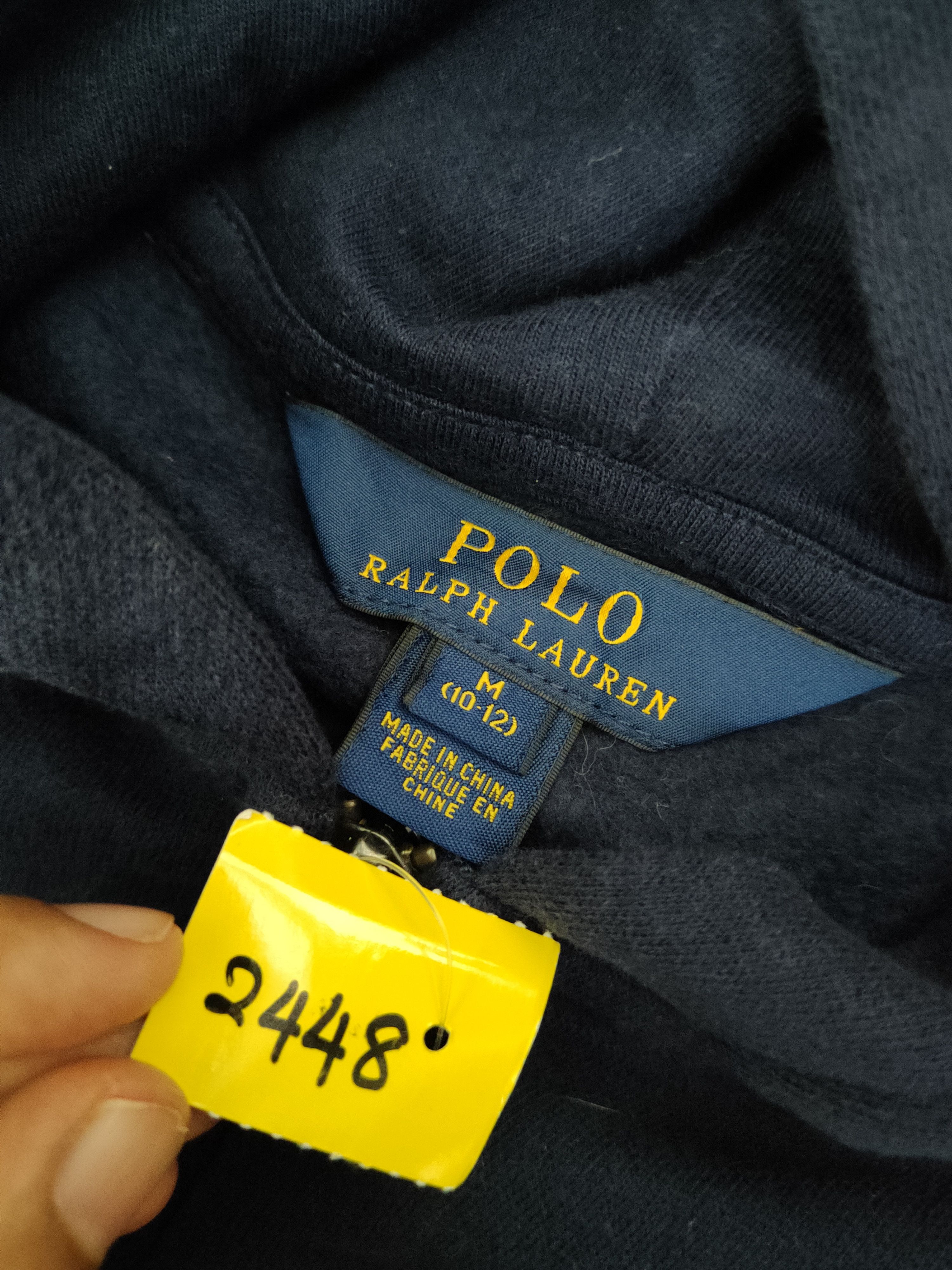 Polo Ralph Lauren DL Polo Ralph Lauren Navy Hoodie Sweaters #2448 Size S / US 4 / IT 40 - 12 Thumbnail