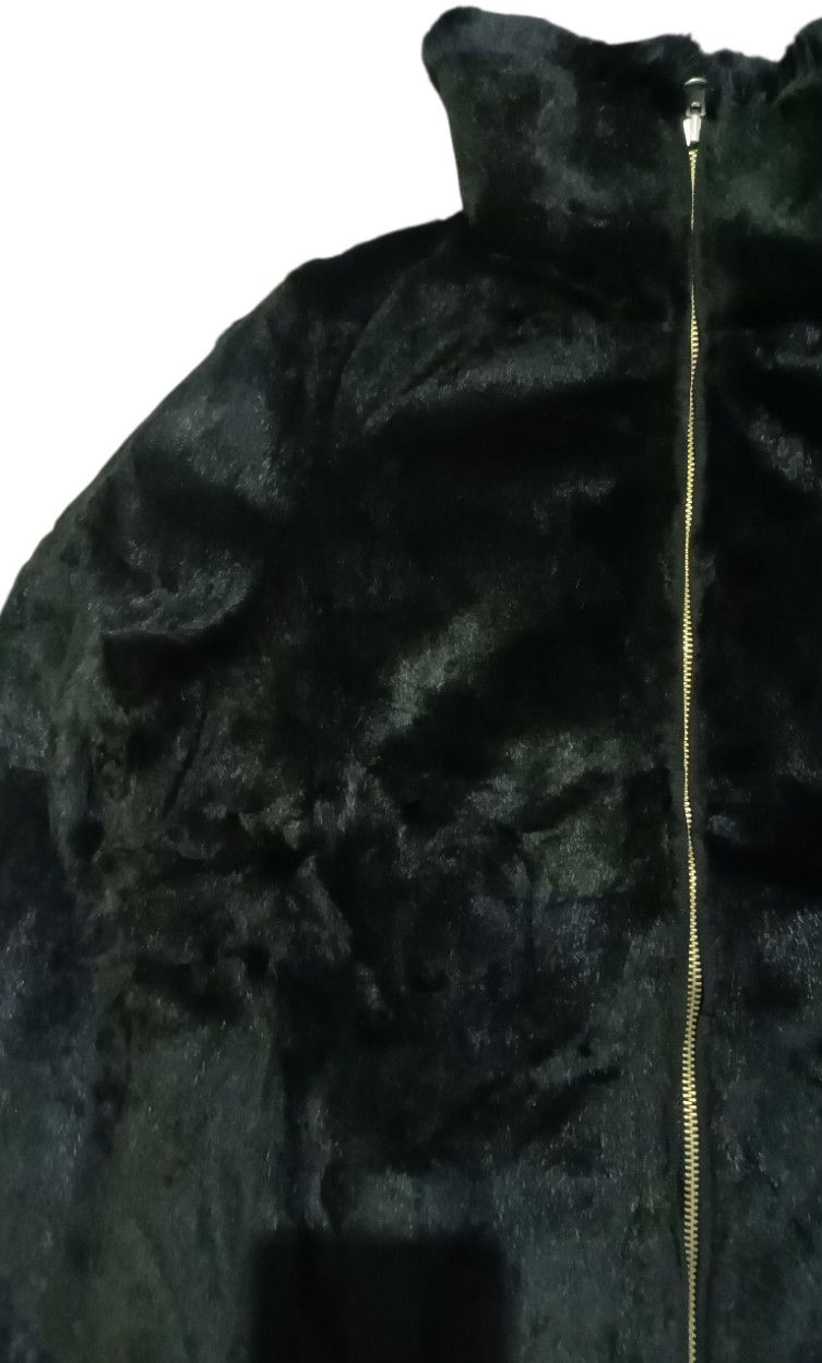 If Six Was Nine DAS.IST Hairy black skin Leather Jacket Size M / US 6-8 / IT 42-44 - 4 Thumbnail