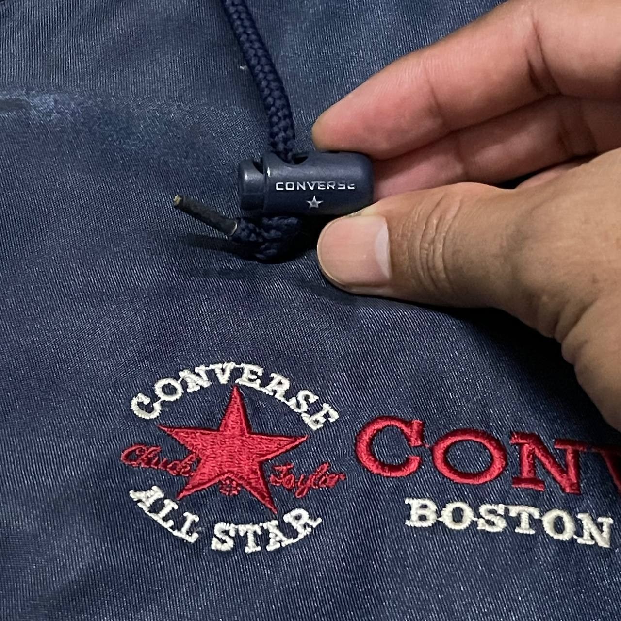 Converse Vintage Converse Chuck Taylor Coach Jacket Sherpa Lining Size US M / EU 48-50 / 2 - 14 Thumbnail