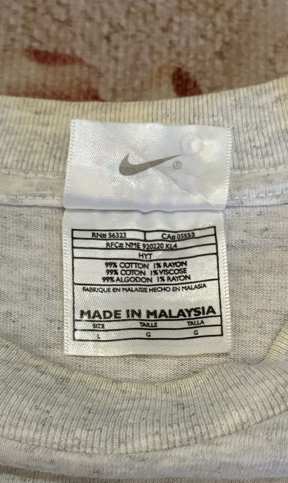 Nike Vintage Y2k NIKE AIR Big Swooh Long Sleeve T-Shirt Size US S / EU 44-46 / 1 - 6 Thumbnail