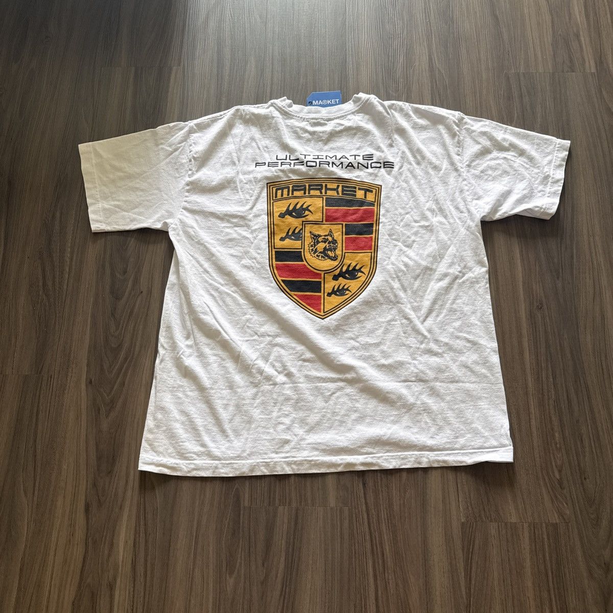 Market MARKET Ultimate Performance Porsche-Inspired Badge White XL Size US XL / EU 56 / 4 - 5 Thumbnail