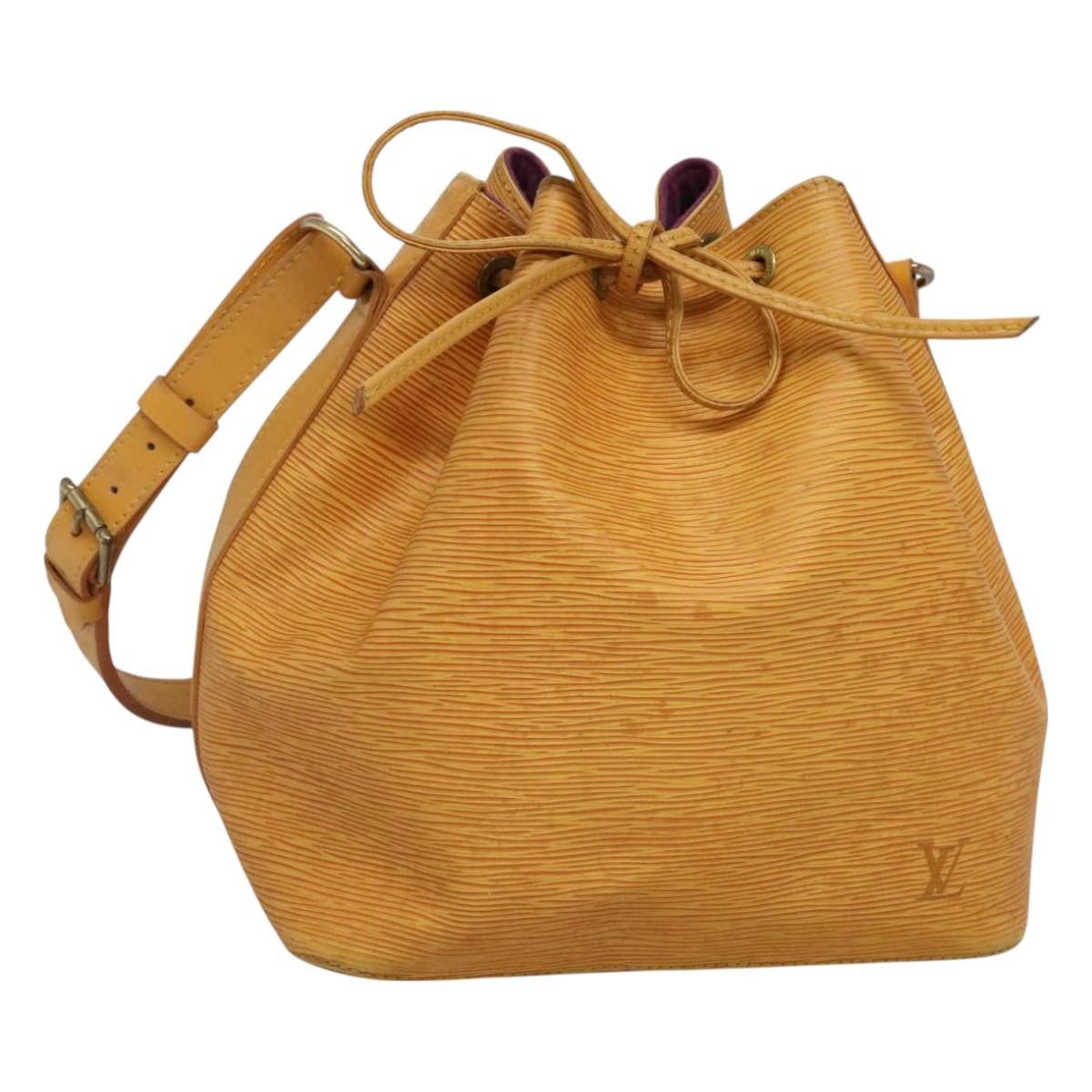 Louis Vuitton LOUIS VUITTON Epi Petit Noe Shoulder Bag Yellow M44109 Size ONE SIZE - 1 Thumbnail