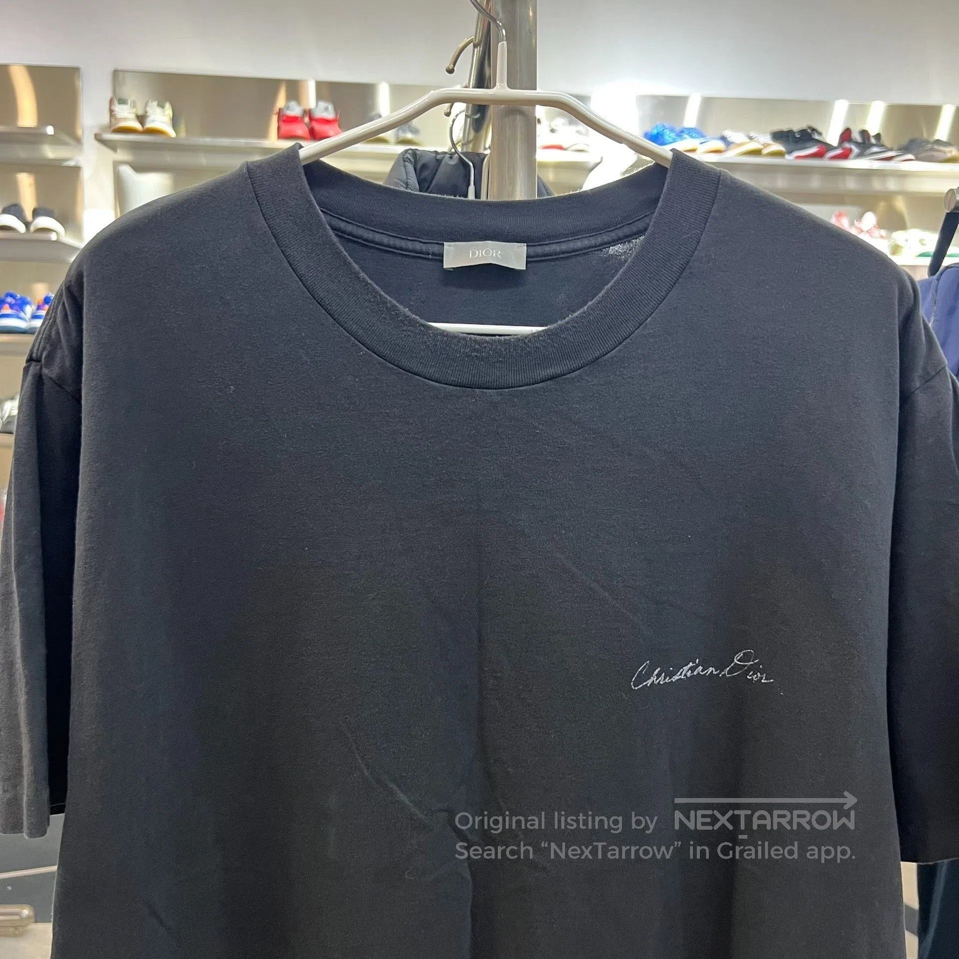 Dior DIOR SS24 Logo Print Loose Crewneck T. Size US XXL / EU 58 / 5 - 2 Thumbnail