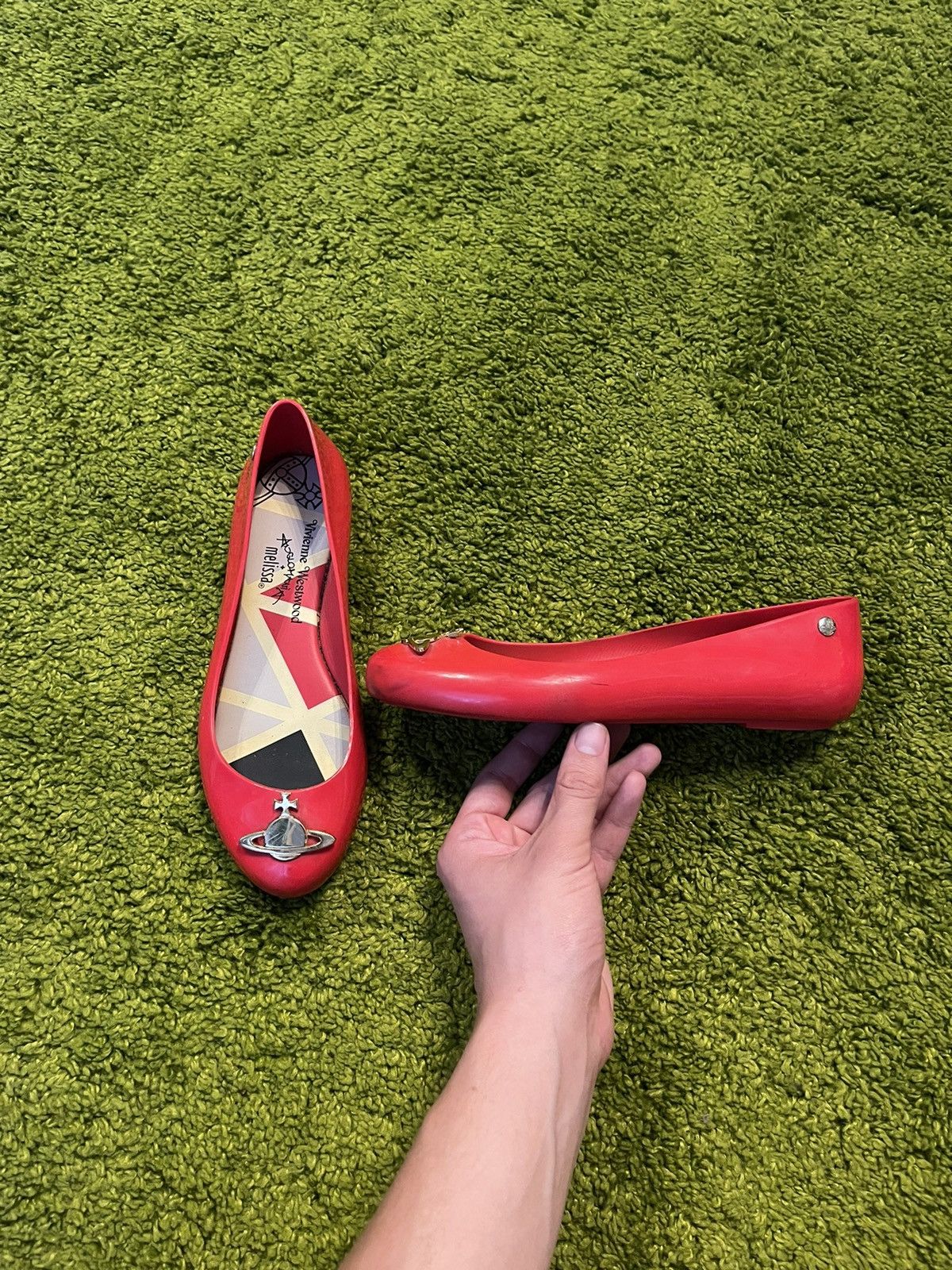 Vivienne Westwood Anglomania x Melissa ballet flats Y2K