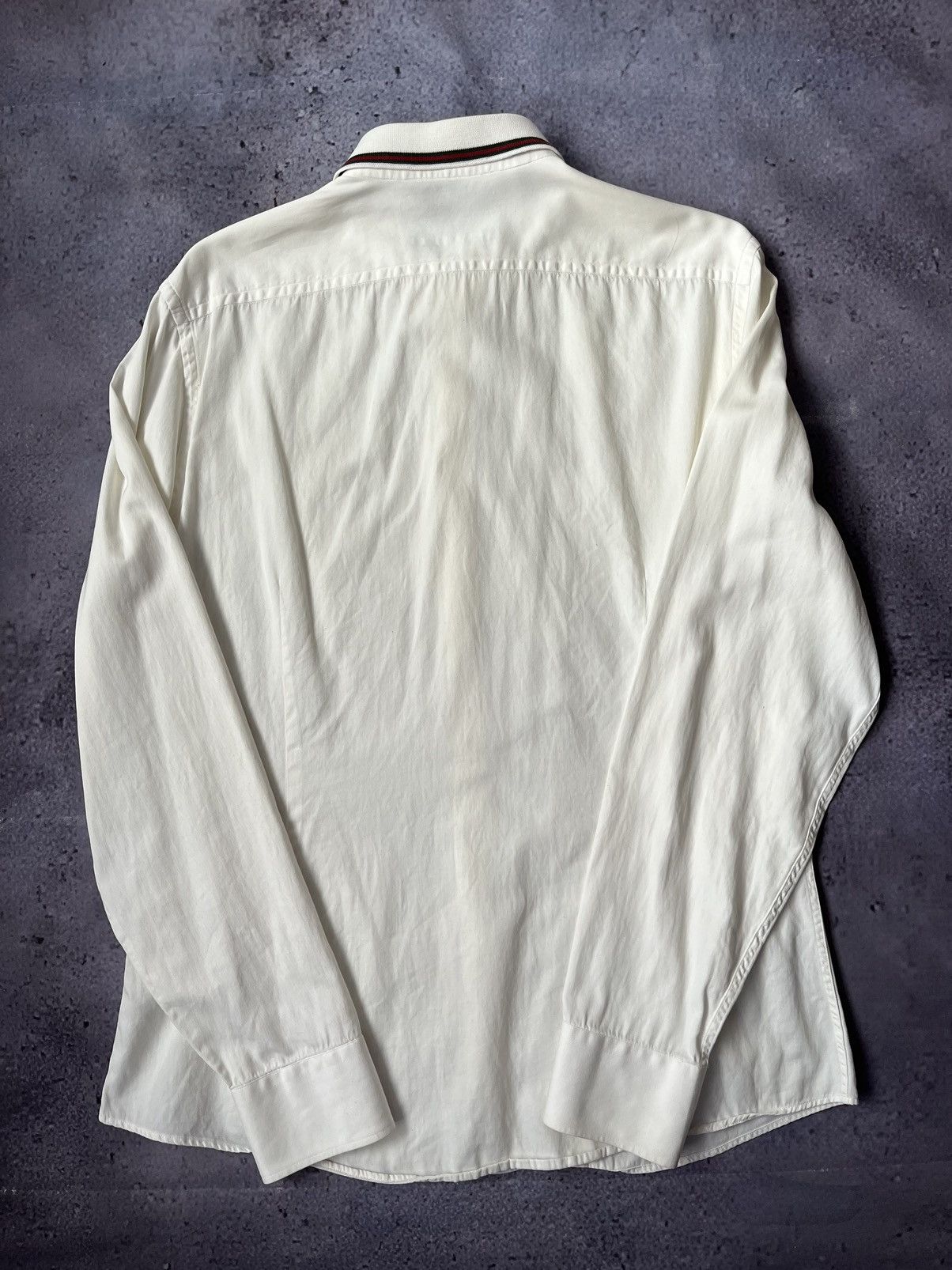 Gucci Gucci White Shirts Collar “Gucci” size 41 Size US XS / EU 42 / 0 - 6 Thumbnail