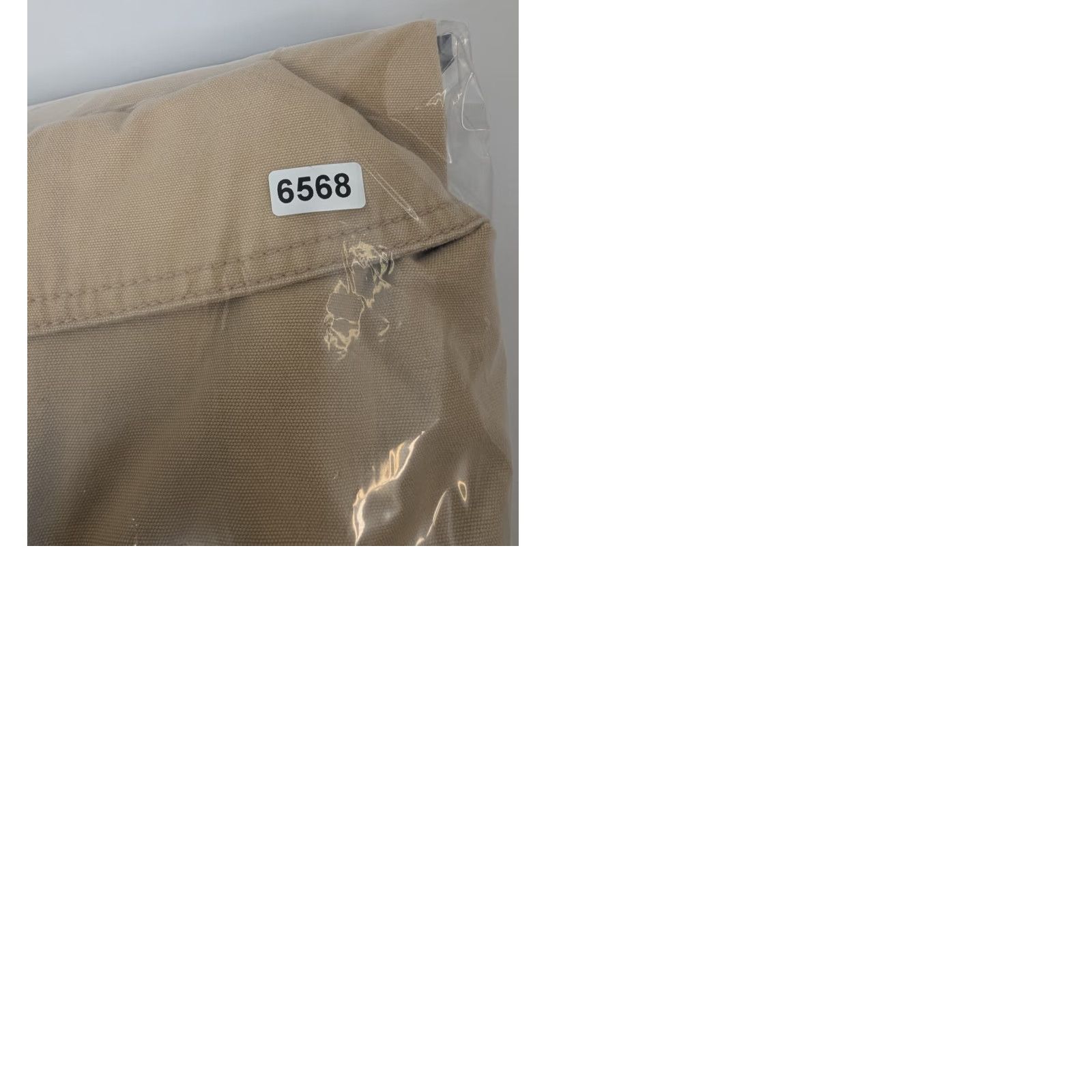 Vintage VINTAGE Anthropologie Tulle Womens Mid Length Chore Lined Coat Size XL Khaki Button Barn Size XL / US 12-14 / IT 48-50 - 9 Thumbnail