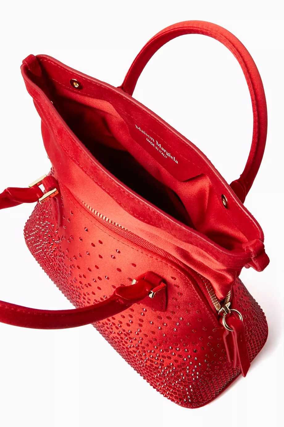 Maison Margiela oc11z0325 Size: OS / Shoulder Bag in Satin in Red Size ONE SIZE - 4 Thumbnail