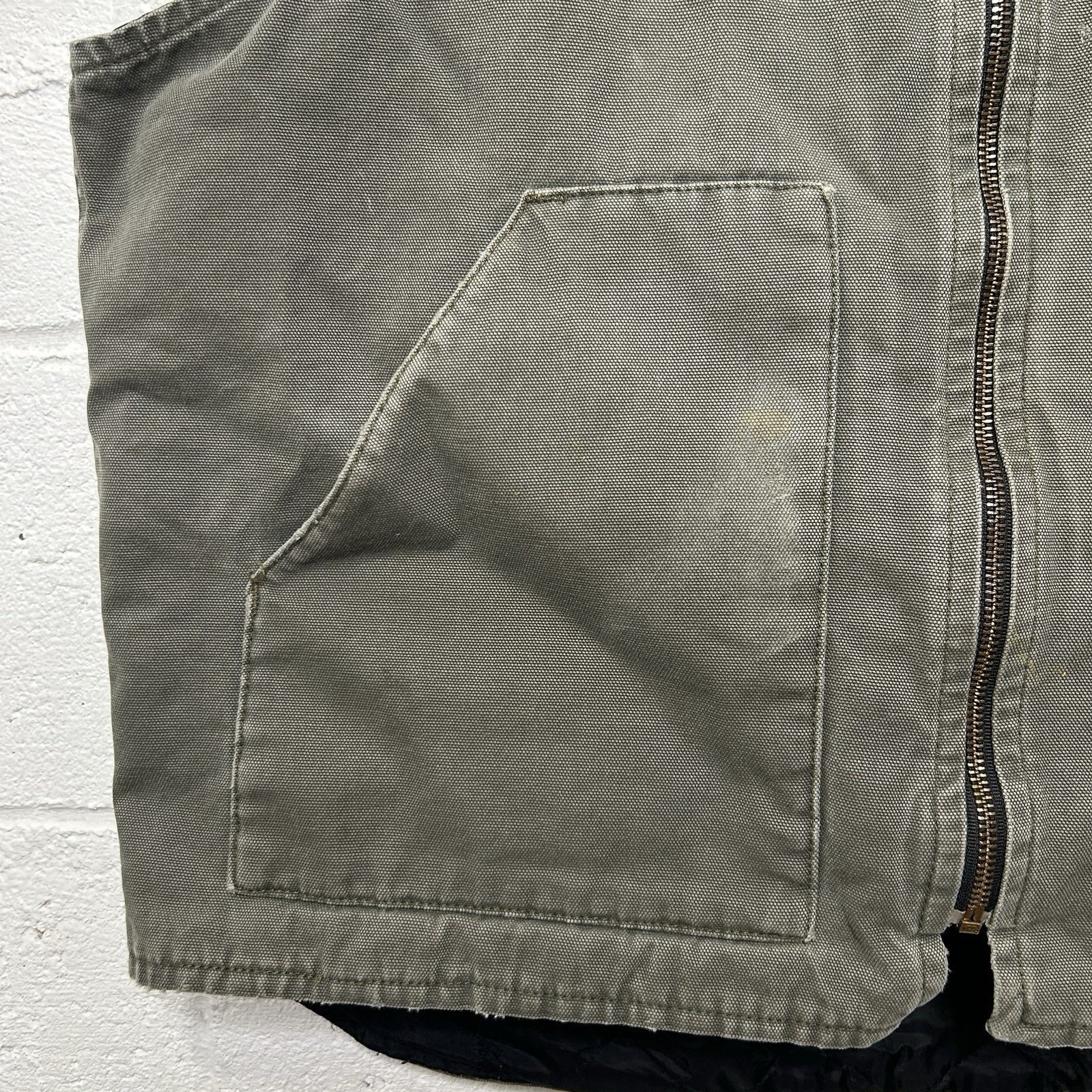 Carhartt Vintage Carhartt Quilted Artic Vest “Moss Green” V47 MOS Size US XL / EU 56 / 4 - 4 Thumbnail