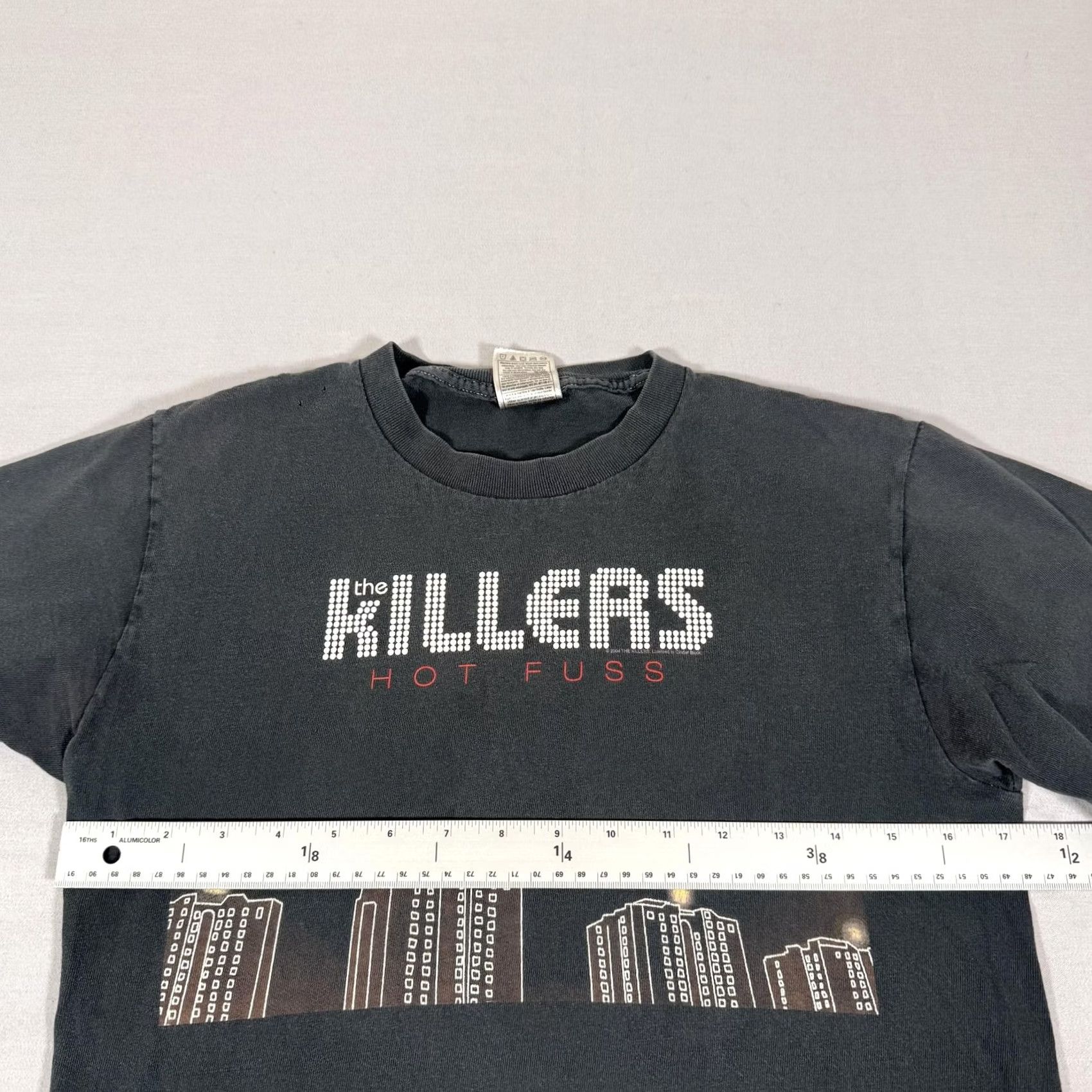 Fruit Of The Loom VINTAGE The Killers Shirt Mens S Black Hot Fuss Band Music Concert Tee Size US S / EU 44-46 / 1 - 7 Thumbnail