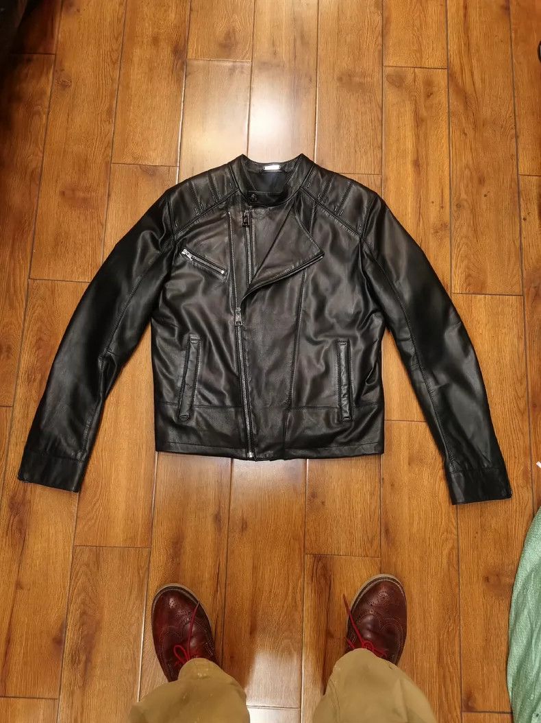 Versace Versace Napa lambskin willow nailed short leather jacket Size US M / EU 48-50 / 2 - 1 Thumbnail