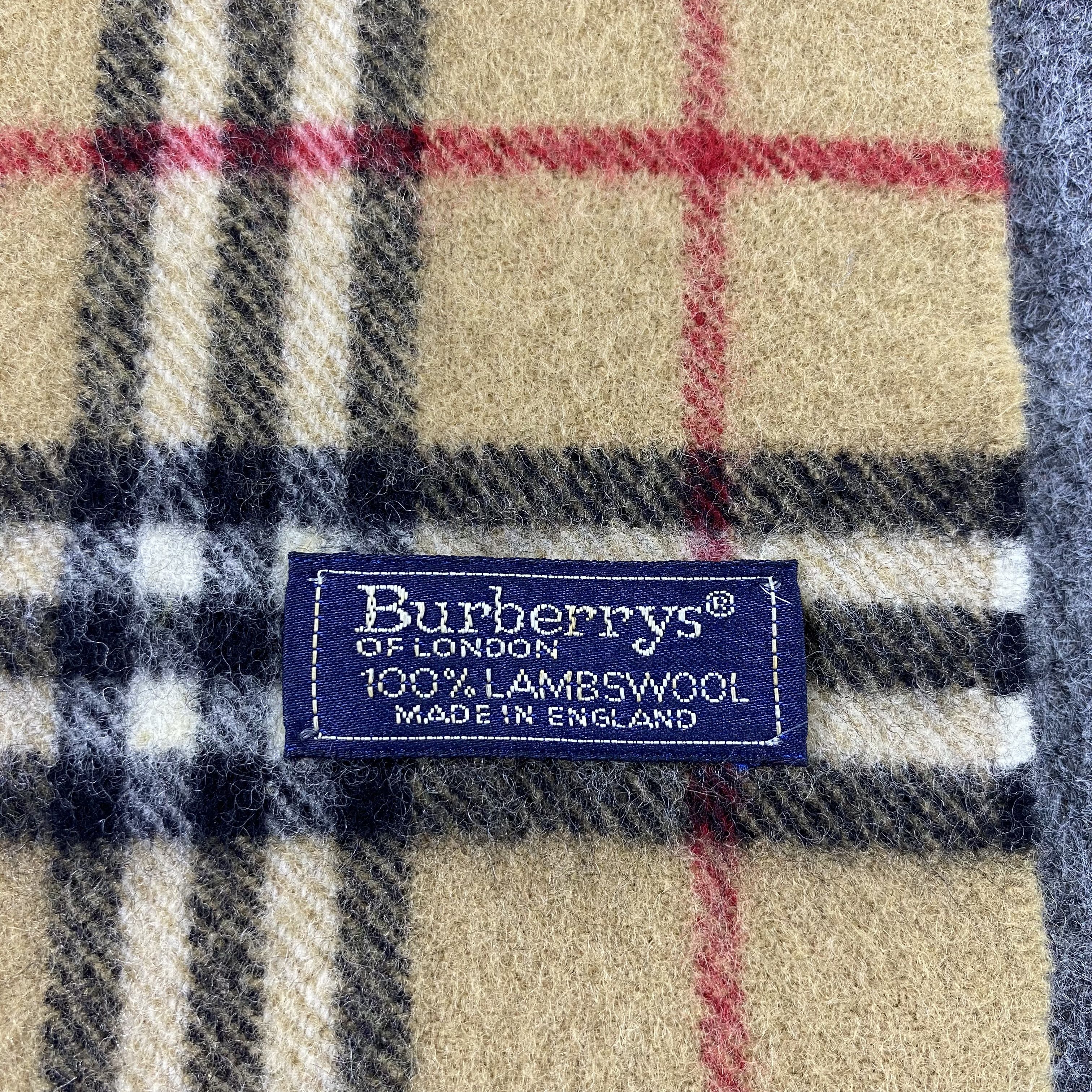 Burberry Burberry Wool Muffler / Scarf / Neckwear -T1489 Size ONE SIZE - 5 Thumbnail