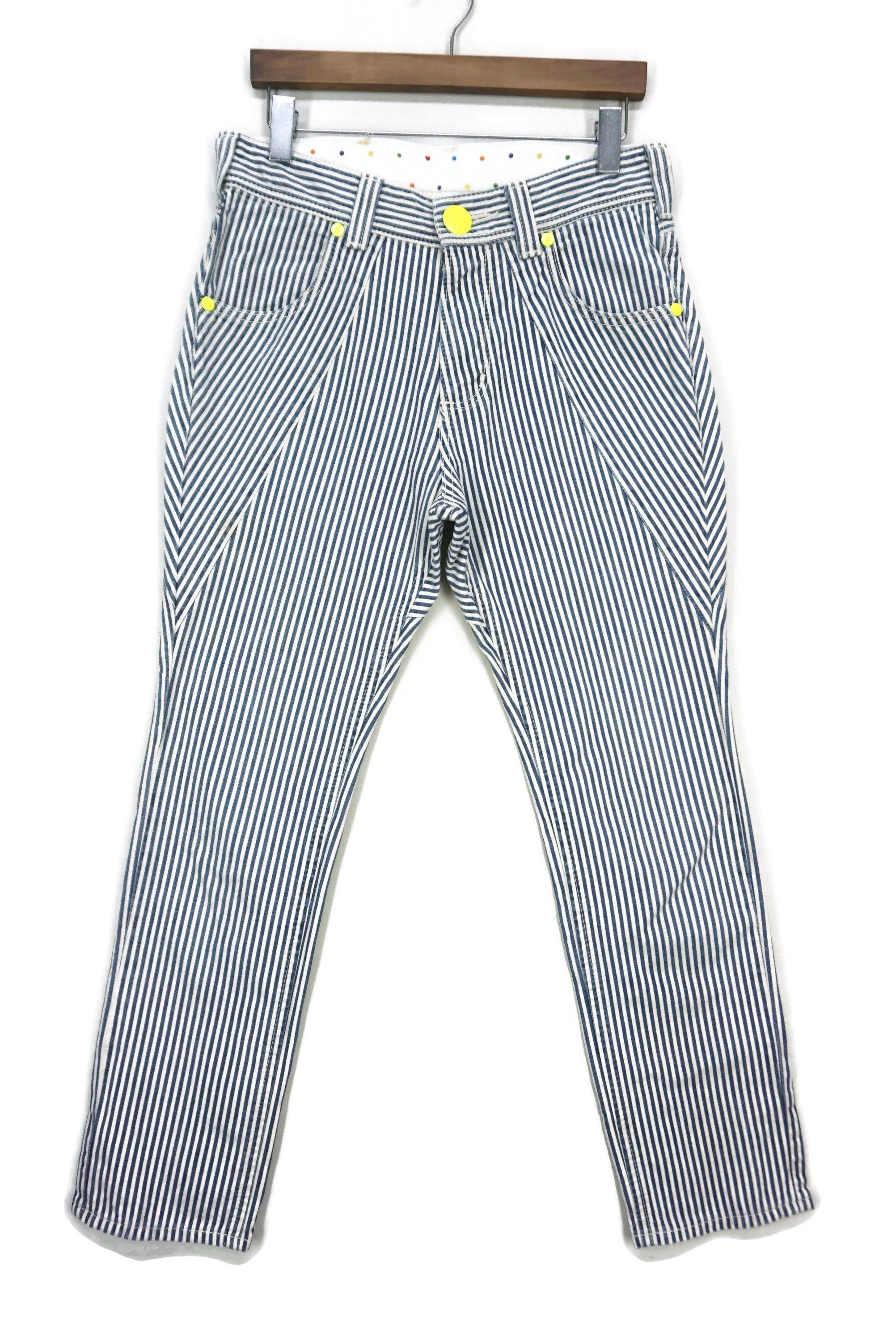 Lee Hickory Jeans fits W32xL28 Lee Riders Patchwork Ankle Denim Size US 28 / EU 44 - 1 Thumbnail