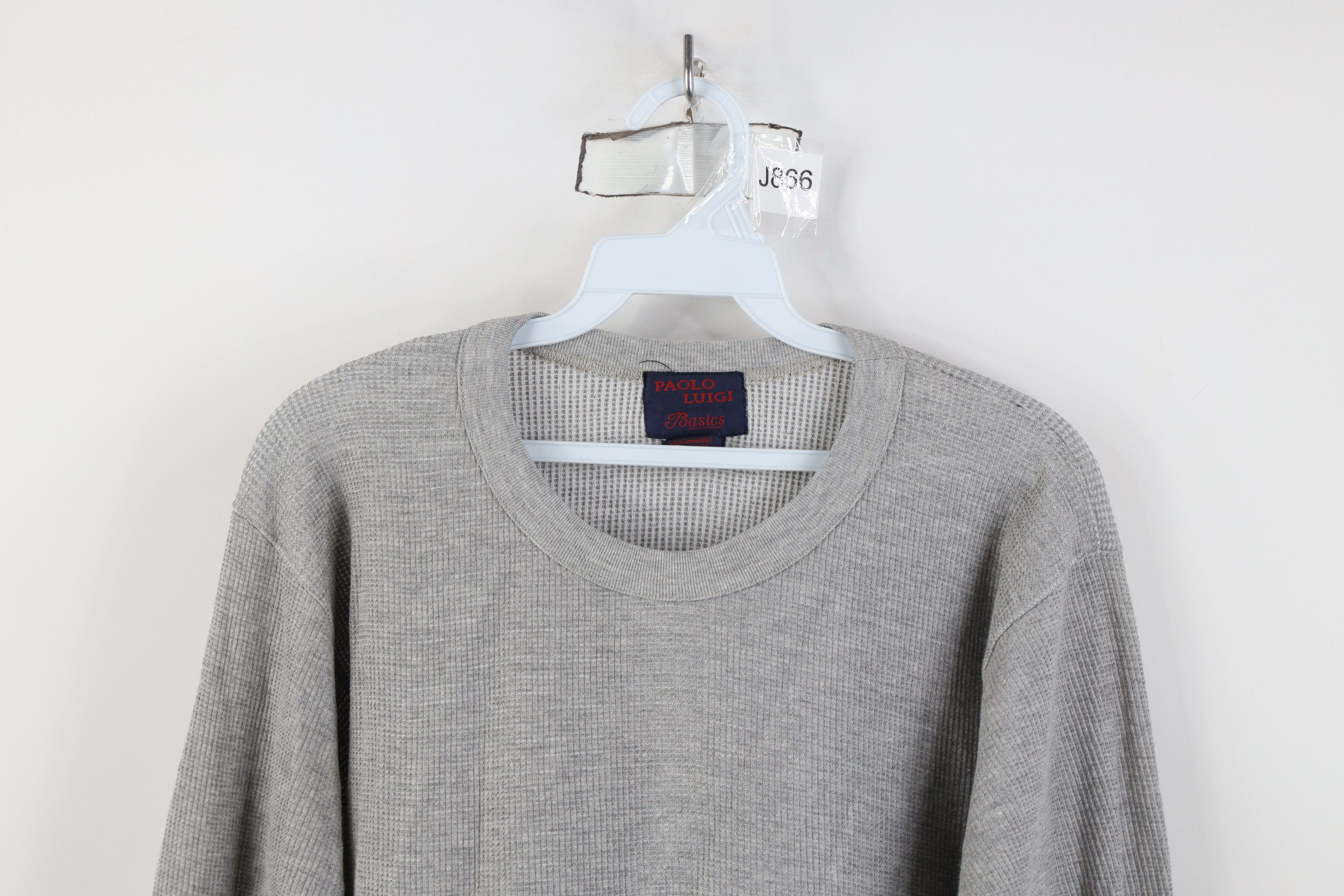Vintage Vintage 90s Streetwear Waffle Knit Long Sleeve T-Shirt Size US XXL / EU 58 / 5 - 2 Thumbnail