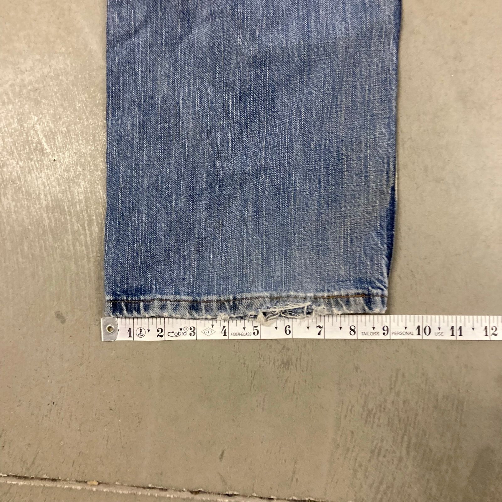 Vintage × Wrangler Y2K wrangler baggy bootcut Jeans 38x32 Size US 38 / EU 54 - 4 Thumbnail