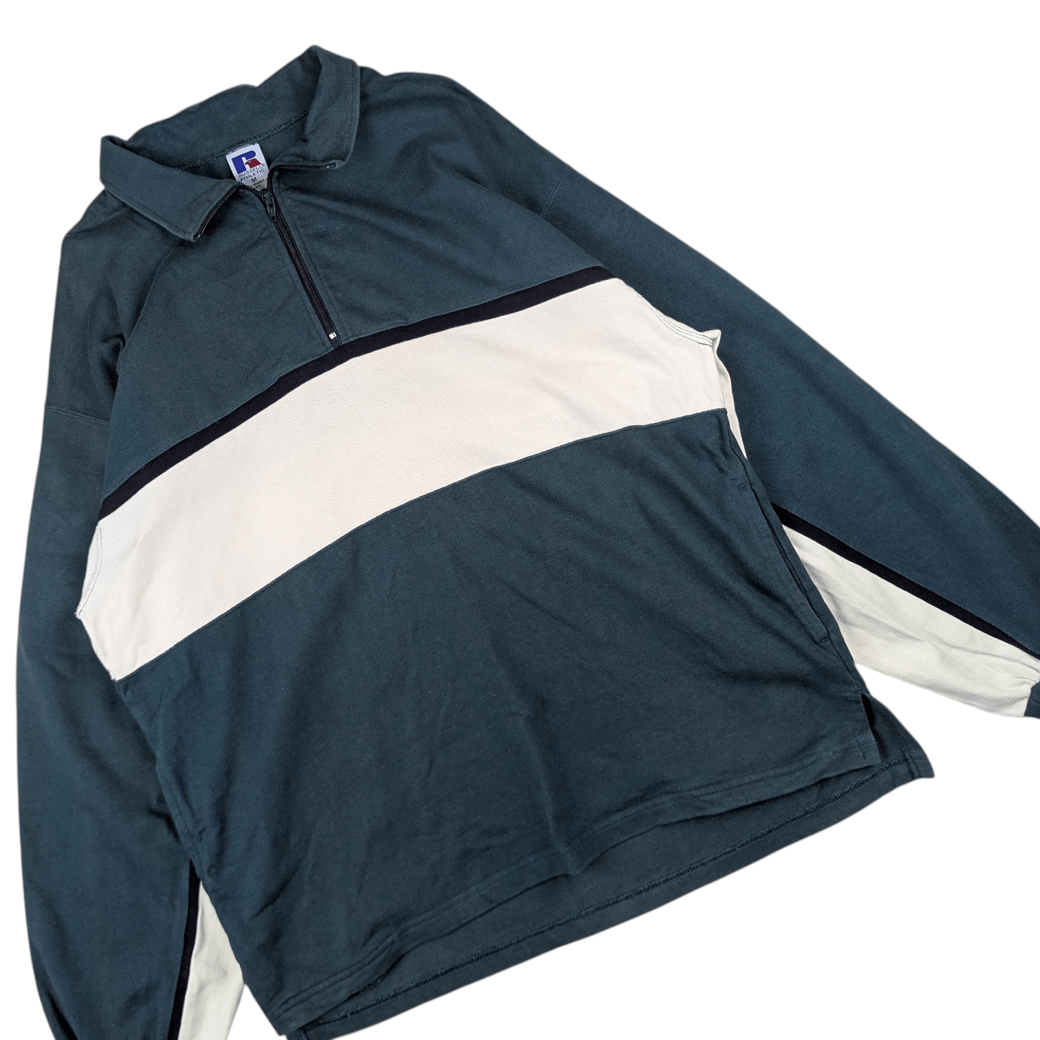 Japanese Brand JOURNAL STANDARD x Russell Athletic Polo Jumper Sweatshirt Size US M / EU 48-50 / 2 - 4 Thumbnail